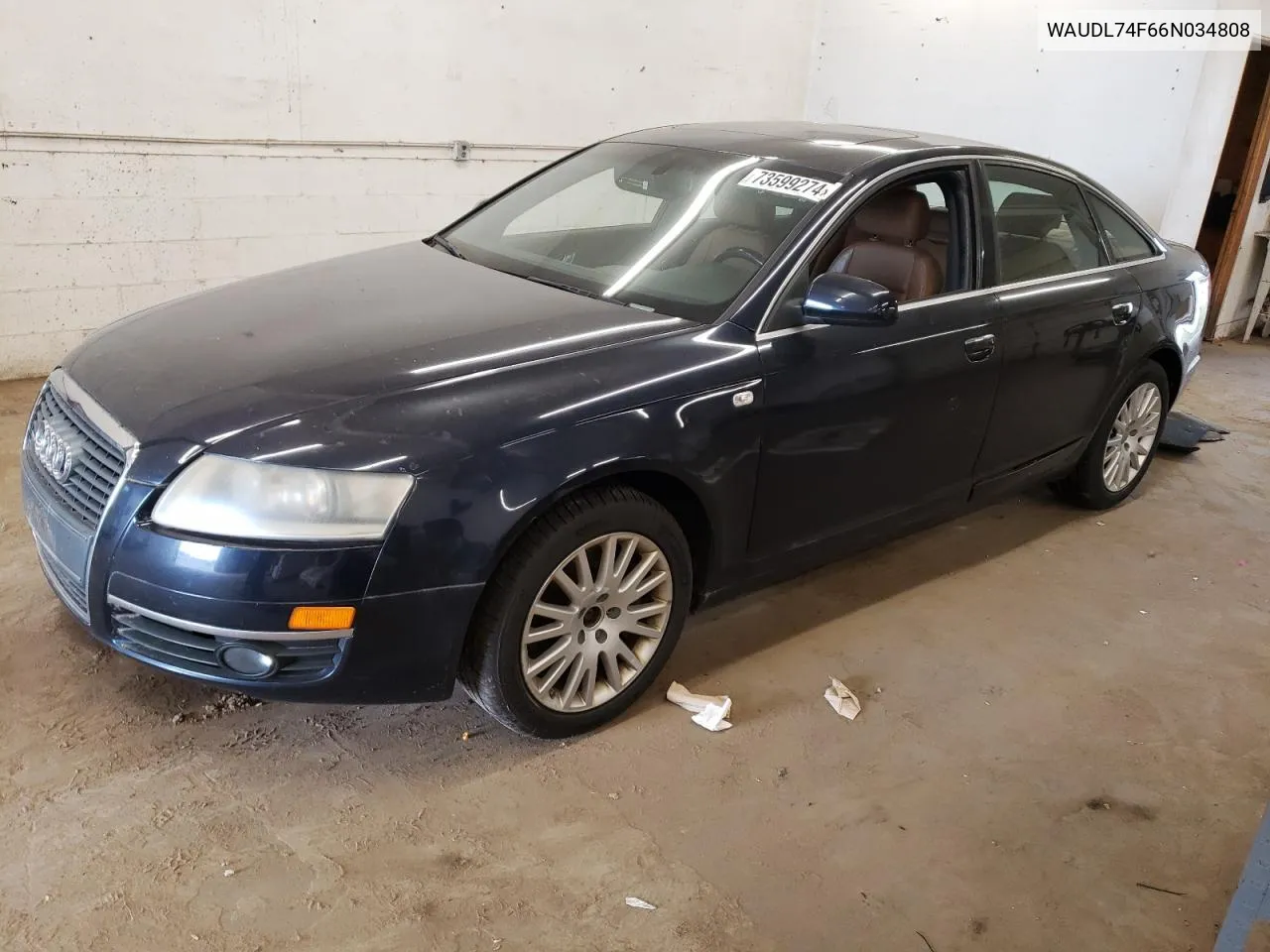 2006 Audi A6 4.2 Quattro VIN: WAUDL74F66N034808 Lot: 73599274