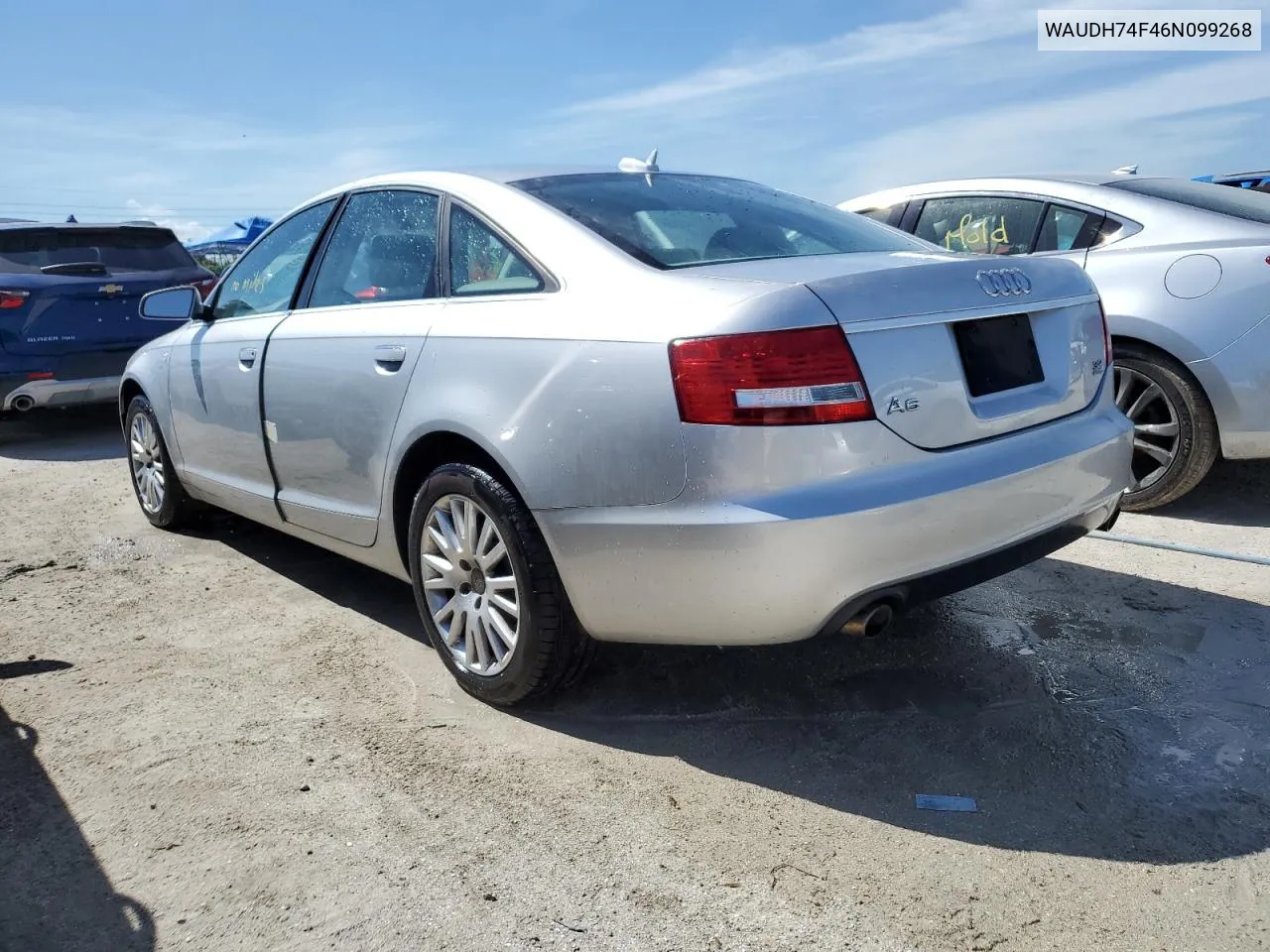 2006 Audi A6 3.2 Quattro VIN: WAUDH74F46N099268 Lot: 73637414