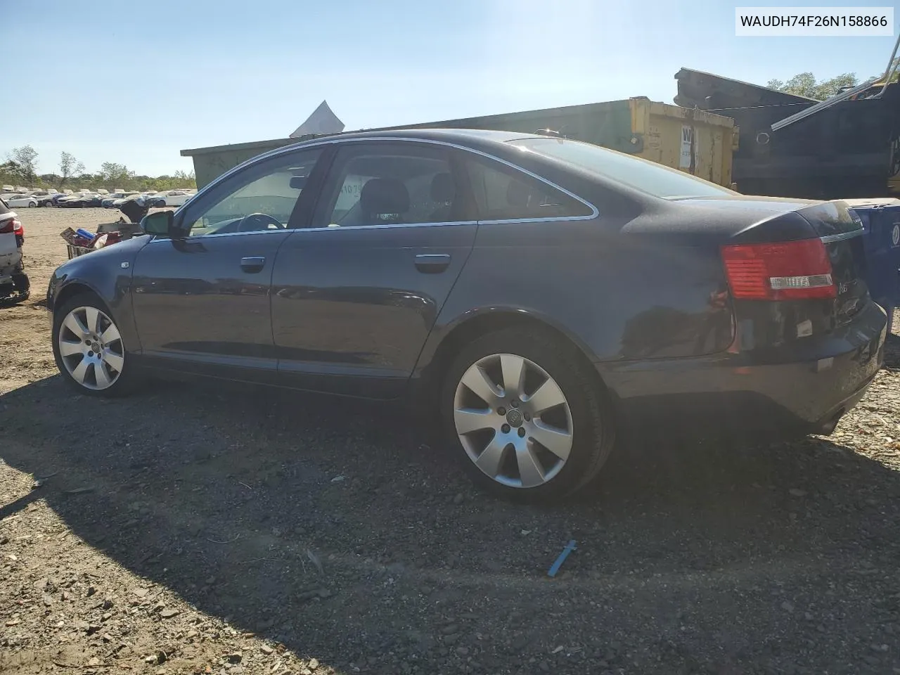 2006 Audi A6 3.2 Quattro VIN: WAUDH74F26N158866 Lot: 75894034