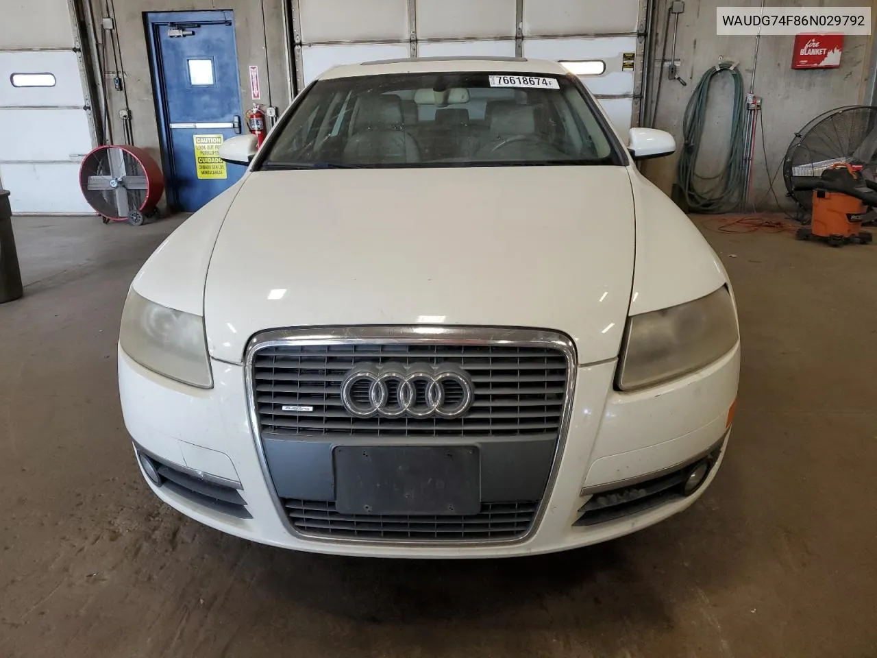 2006 Audi A6 3.2 Quattro VIN: WAUDG74F86N029792 Lot: 76618674