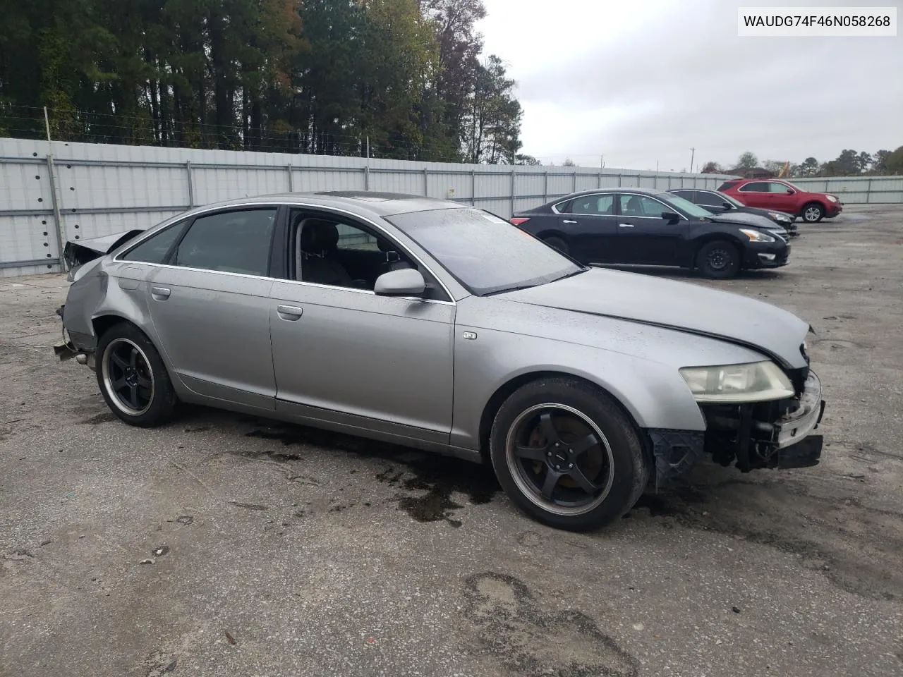 2006 Audi A6 3.2 Quattro VIN: WAUDG74F46N058268 Lot: 78606514