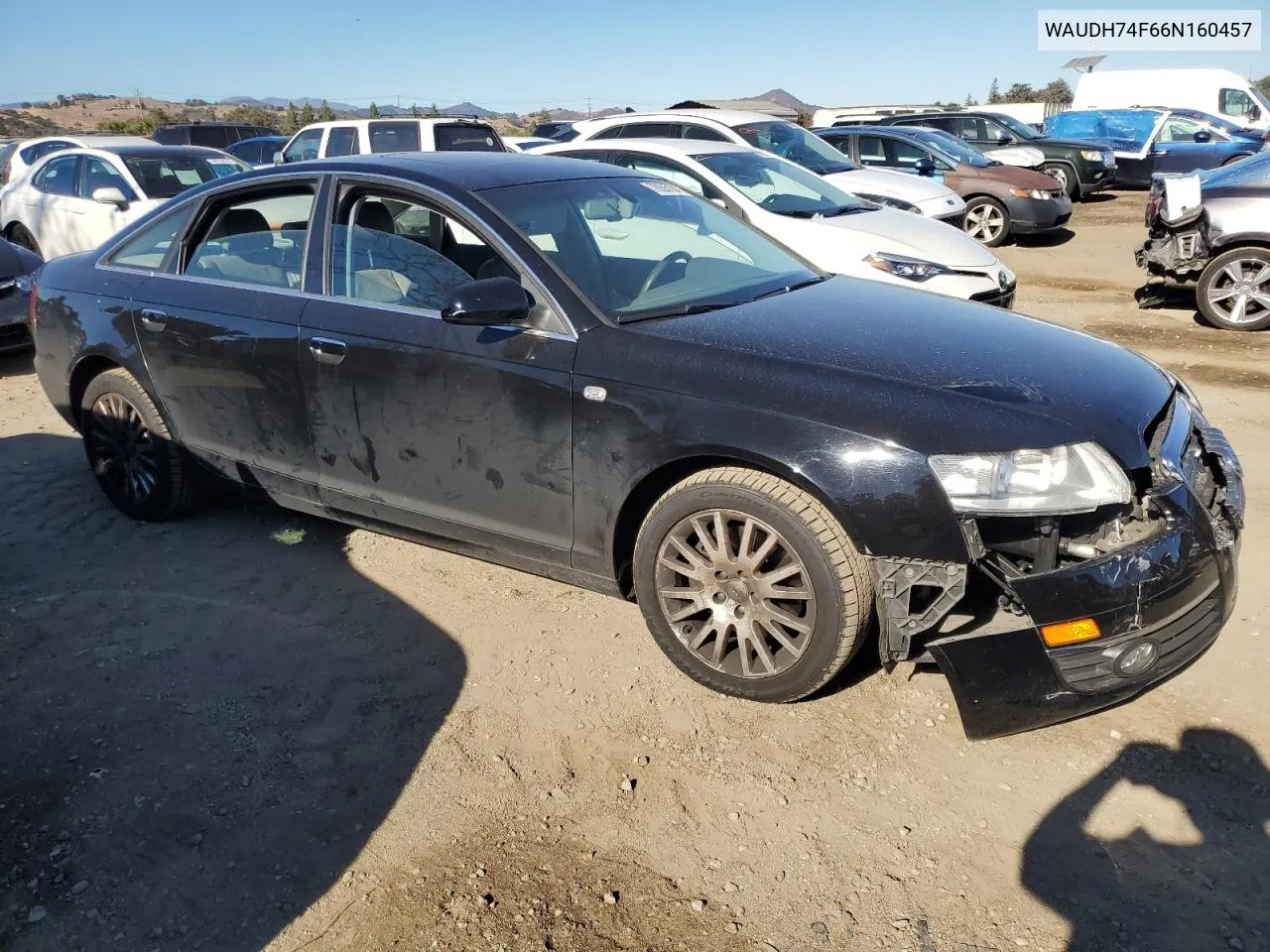 2006 Audi A6 3.2 Quattro VIN: WAUDH74F66N160457 Lot: 78926184