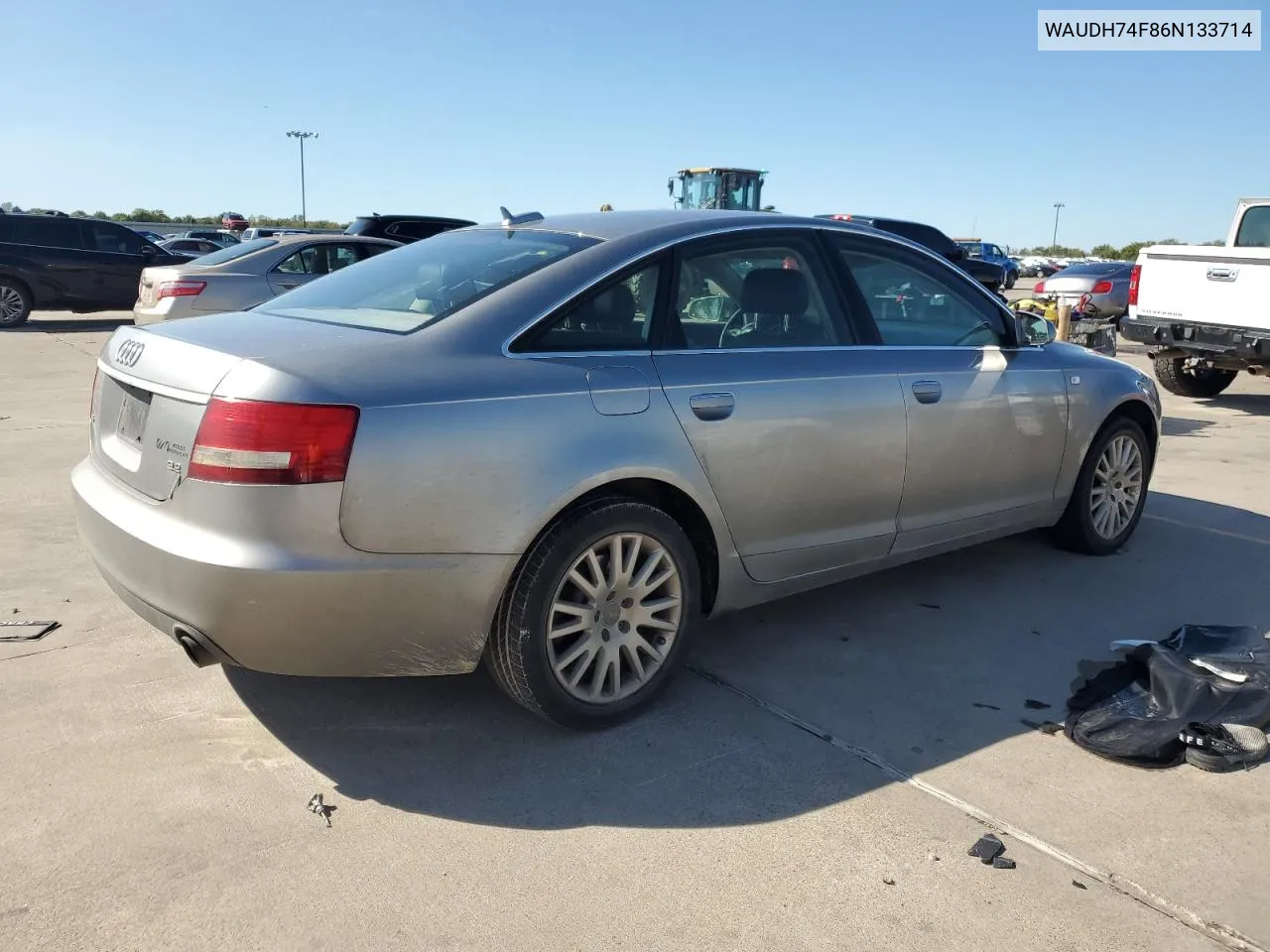 2006 Audi A6 3.2 Quattro VIN: WAUDH74F86N133714 Lot: 79189544