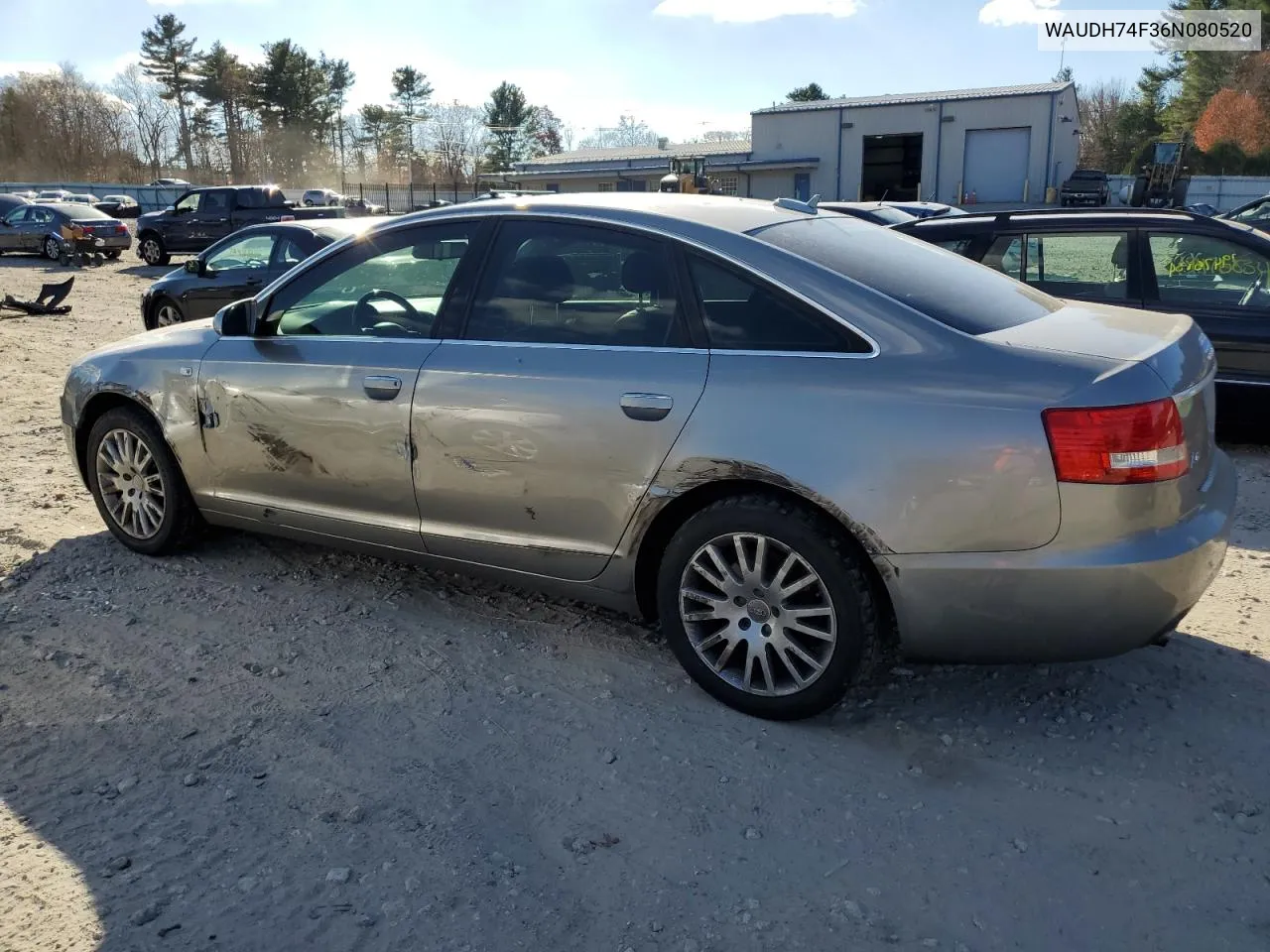 2006 Audi A6 3.2 Quattro VIN: WAUDH74F36N080520 Lot: 79345064