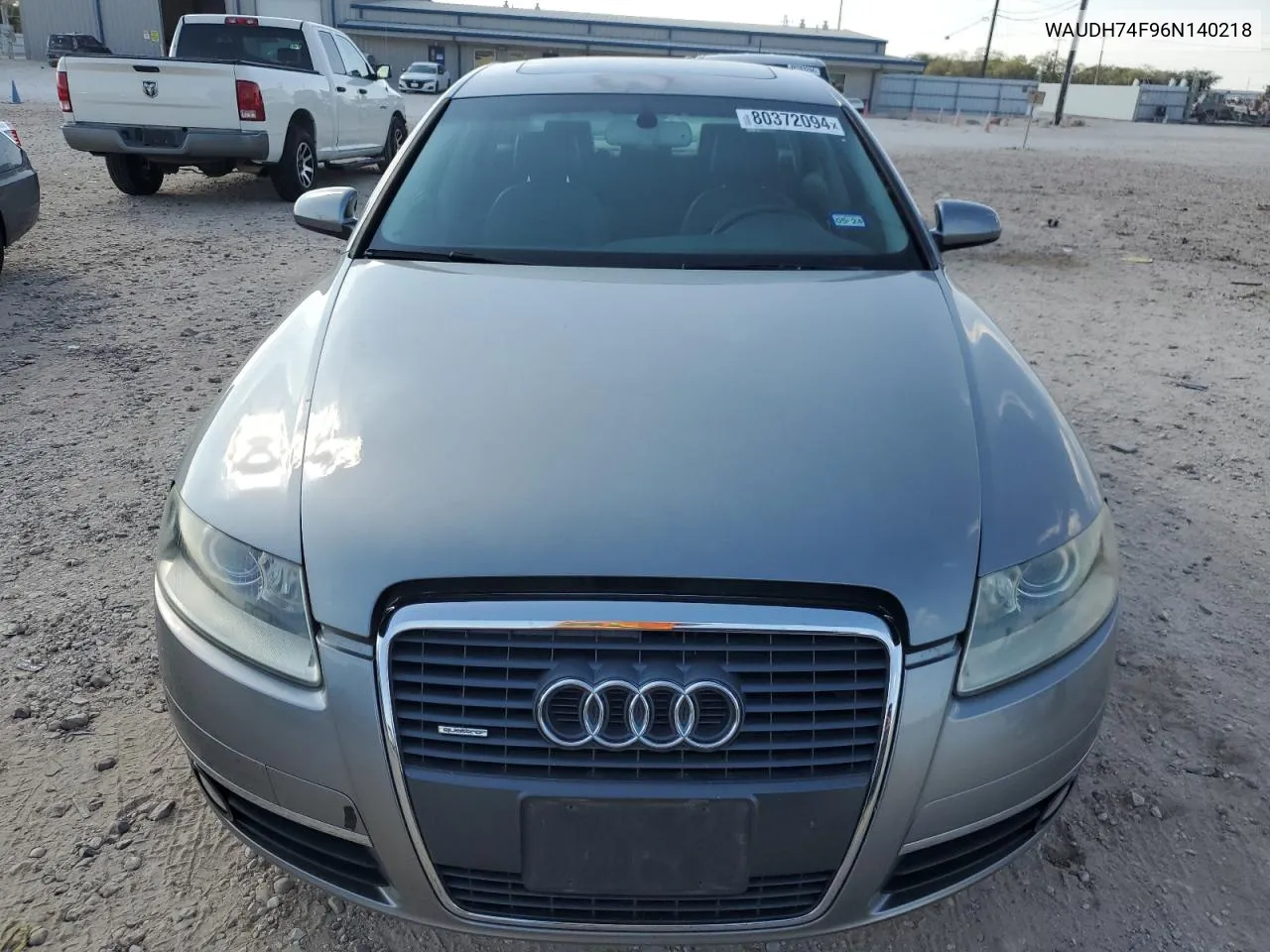 2006 Audi A6 3.2 Quattro VIN: WAUDH74F96N140218 Lot: 80372094