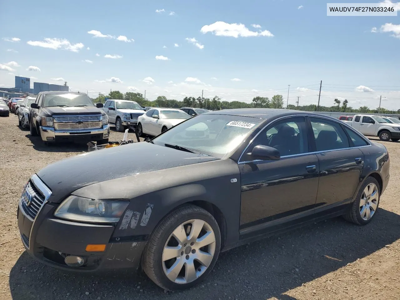 2007 Audi A6 4.2 Quattro VIN: WAUDV74F27N033246 Lot: 66517234