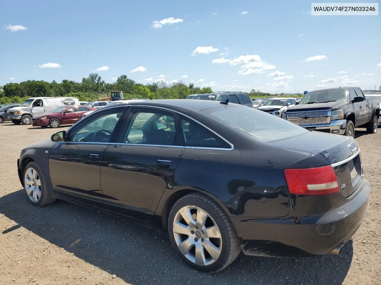 2007 Audi A6 4.2 Quattro VIN: WAUDV74F27N033246 Lot: 66517234