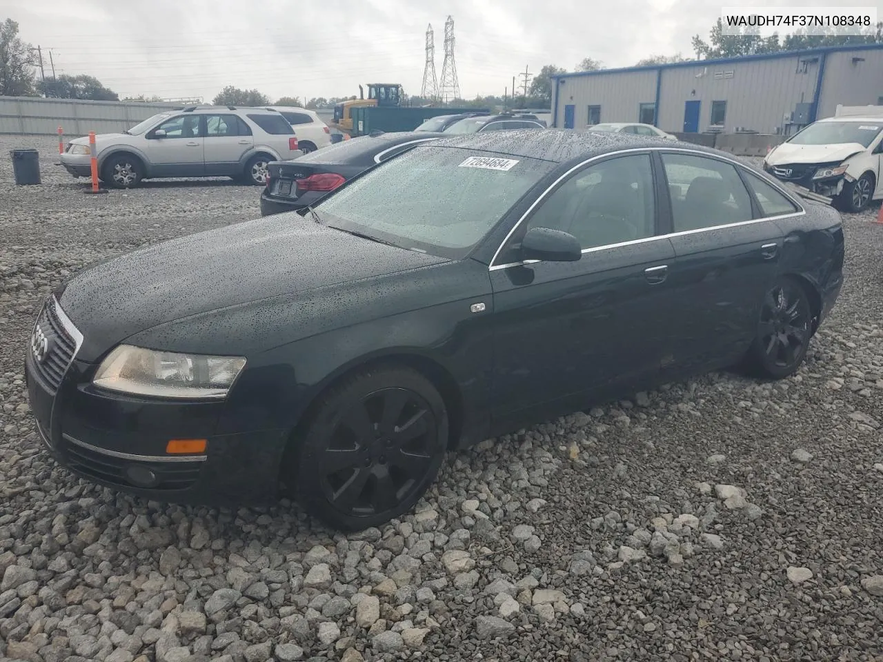 2007 Audi A6 3.2 Quattro VIN: WAUDH74F37N108348 Lot: 72694684