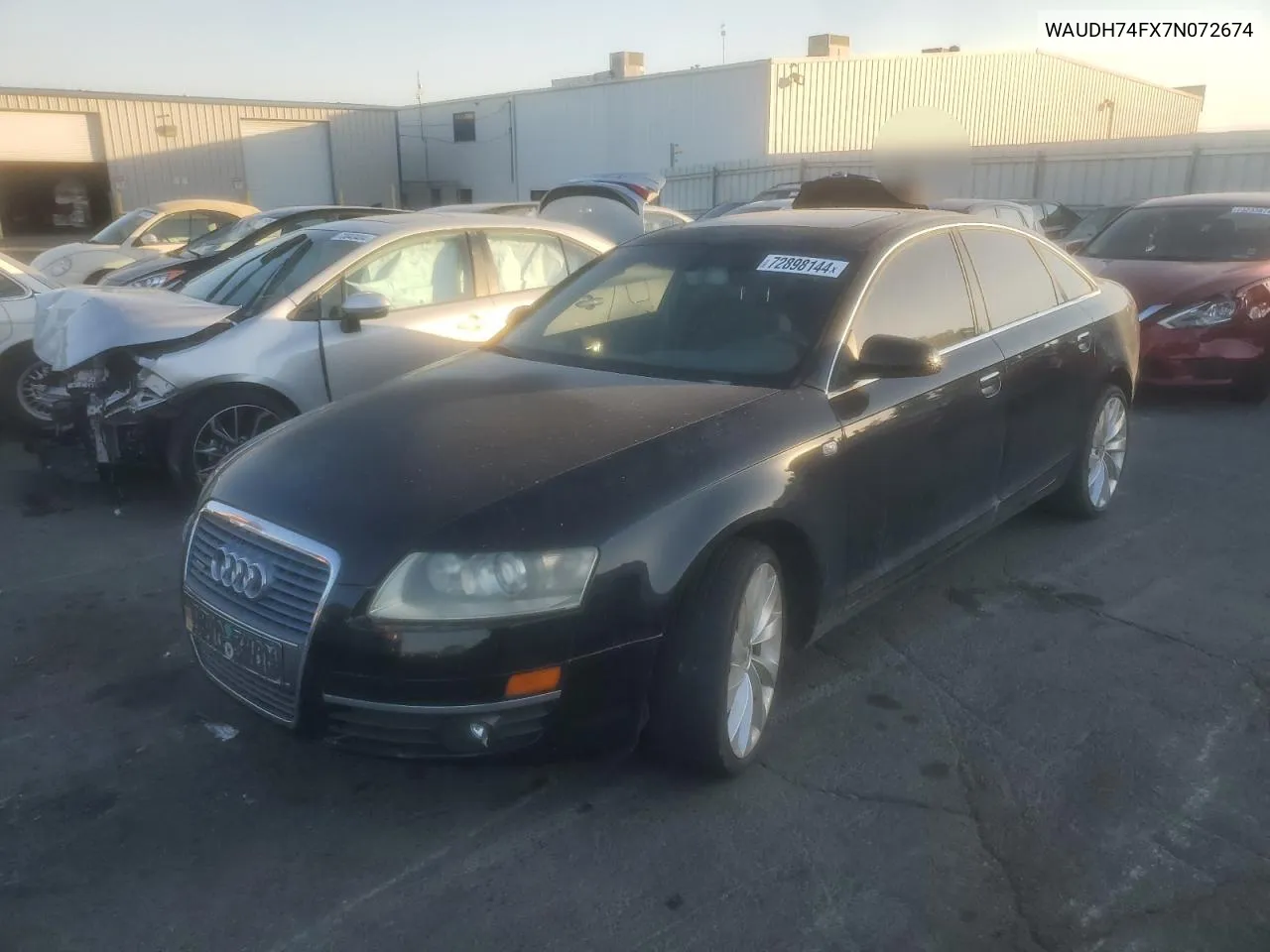 2007 Audi A6 3.2 Quattro VIN: WAUDH74FX7N072674 Lot: 72898144