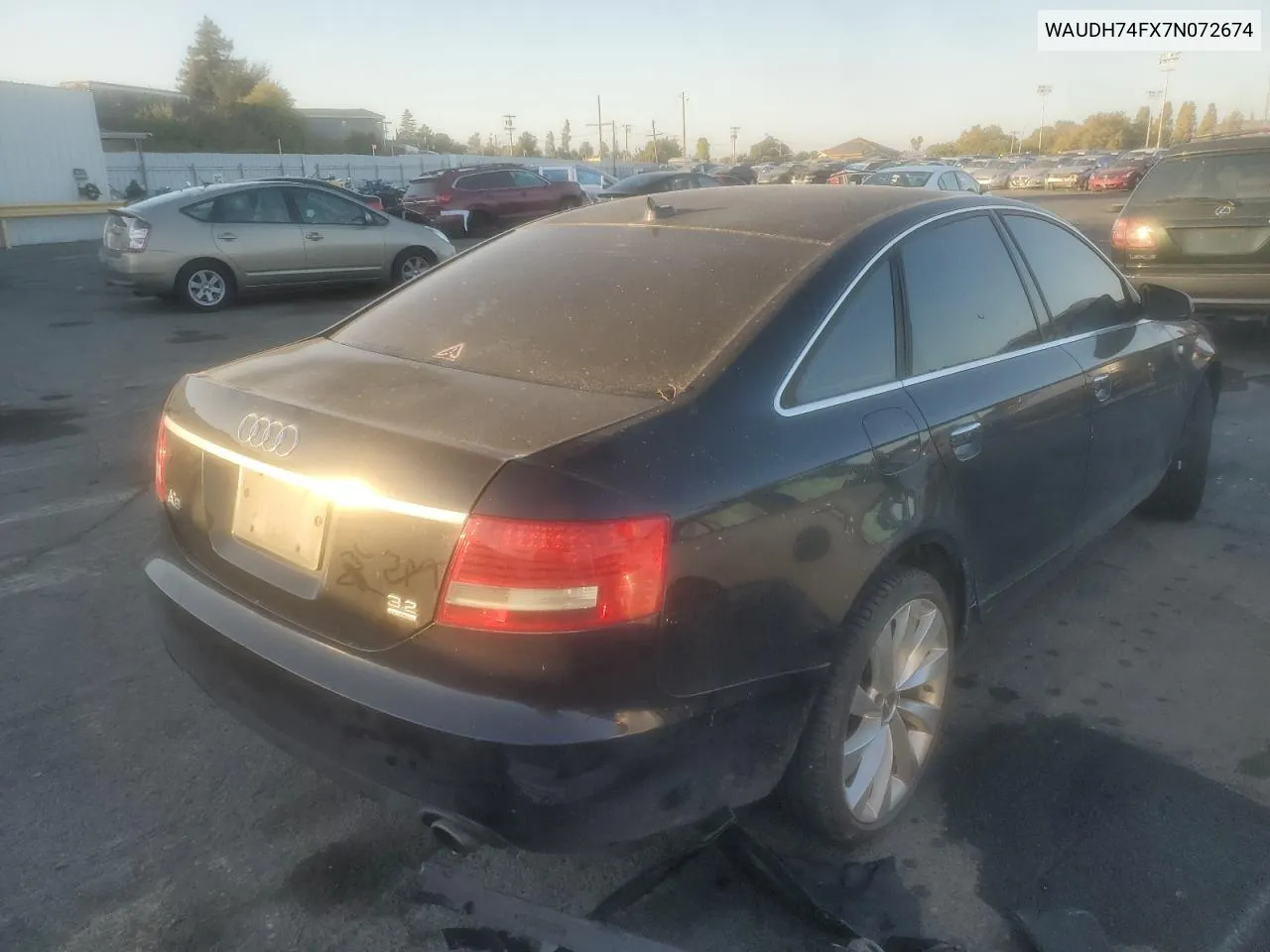 2007 Audi A6 3.2 Quattro VIN: WAUDH74FX7N072674 Lot: 72898144