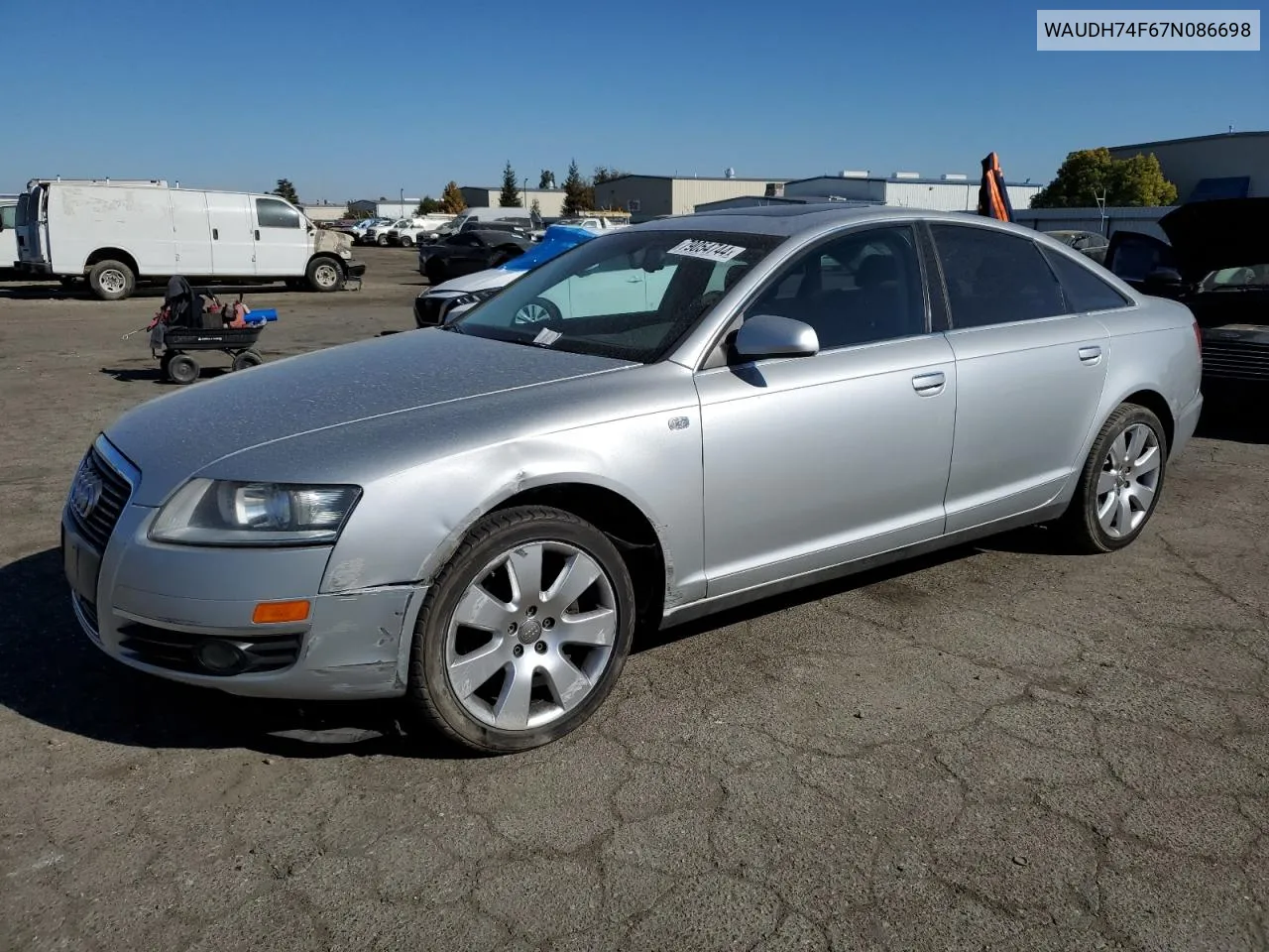 2007 Audi A6 3.2 Quattro VIN: WAUDH74F67N086698 Lot: 79054744