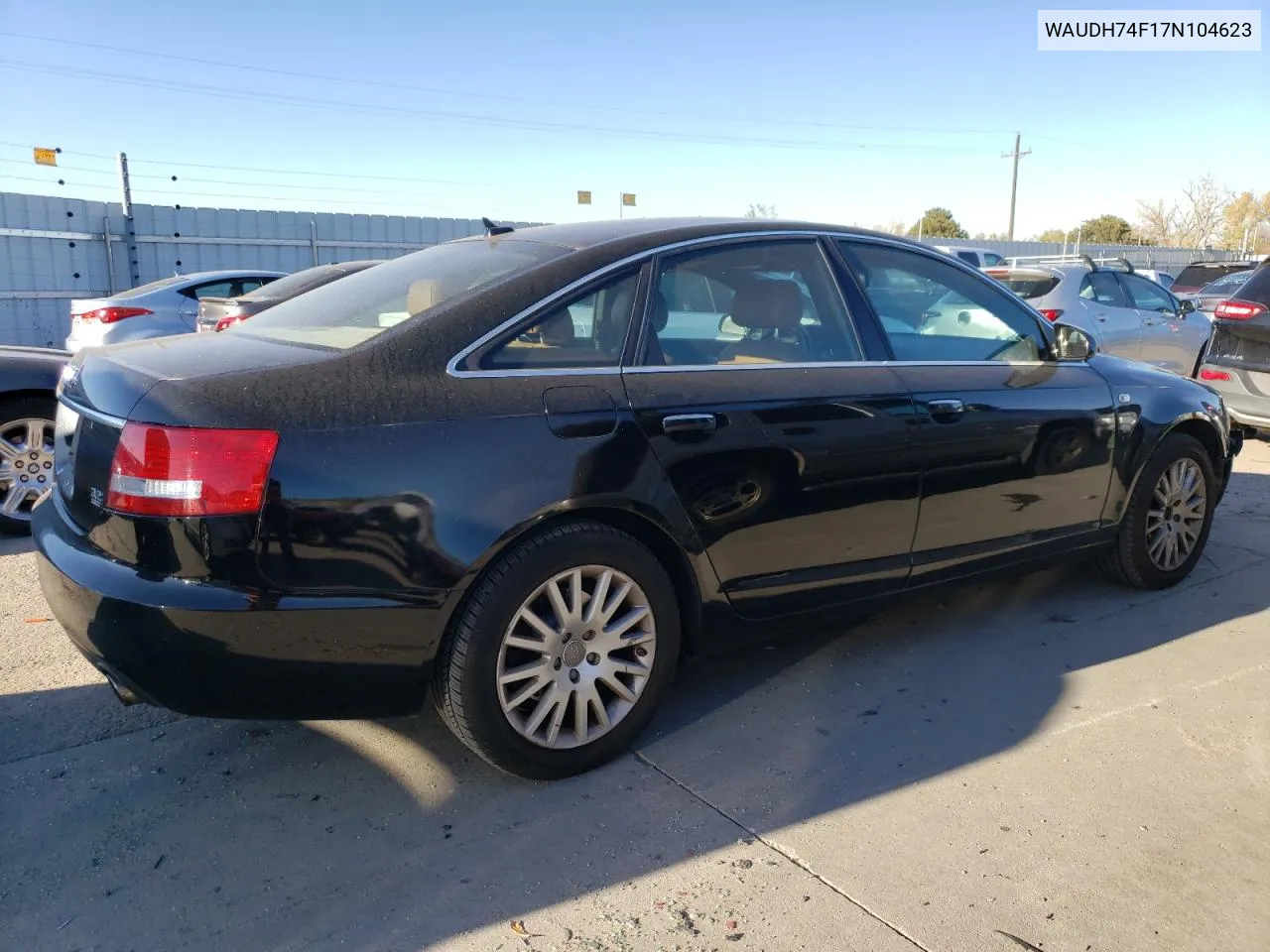 2007 Audi A6 3.2 Quattro VIN: WAUDH74F17N104623 Lot: 80537904