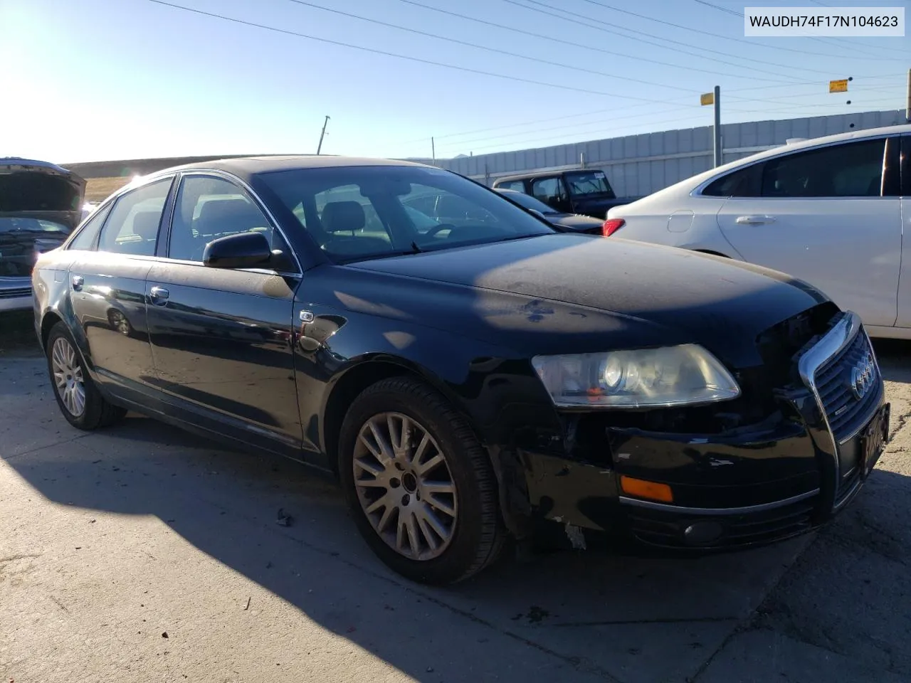 2007 Audi A6 3.2 Quattro VIN: WAUDH74F17N104623 Lot: 80537904