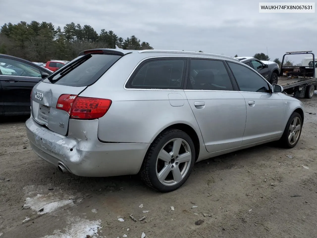 2008 Audi A6 Avant Quattro VIN: WAUKH74FX8N067631 Lot: 41016874