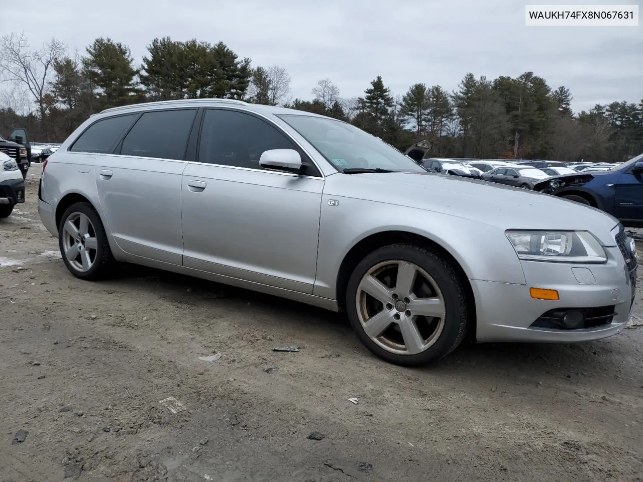 2008 Audi A6 Avant Quattro VIN: WAUKH74FX8N067631 Lot: 41016874