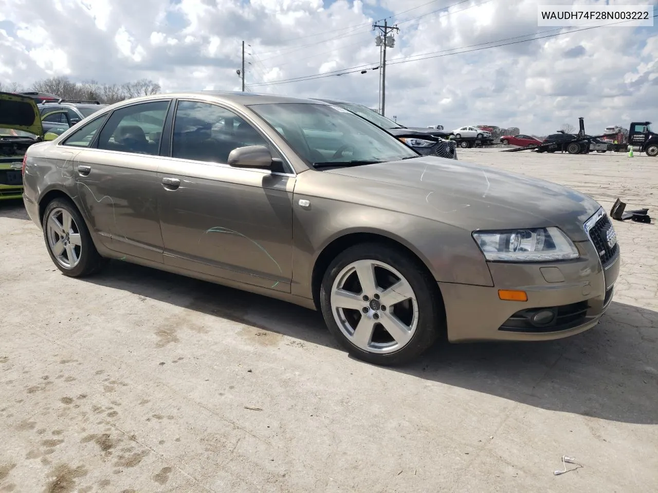 2008 Audi A6 3.2 Quattro VIN: WAUDH74F28N003222 Lot: 45051054