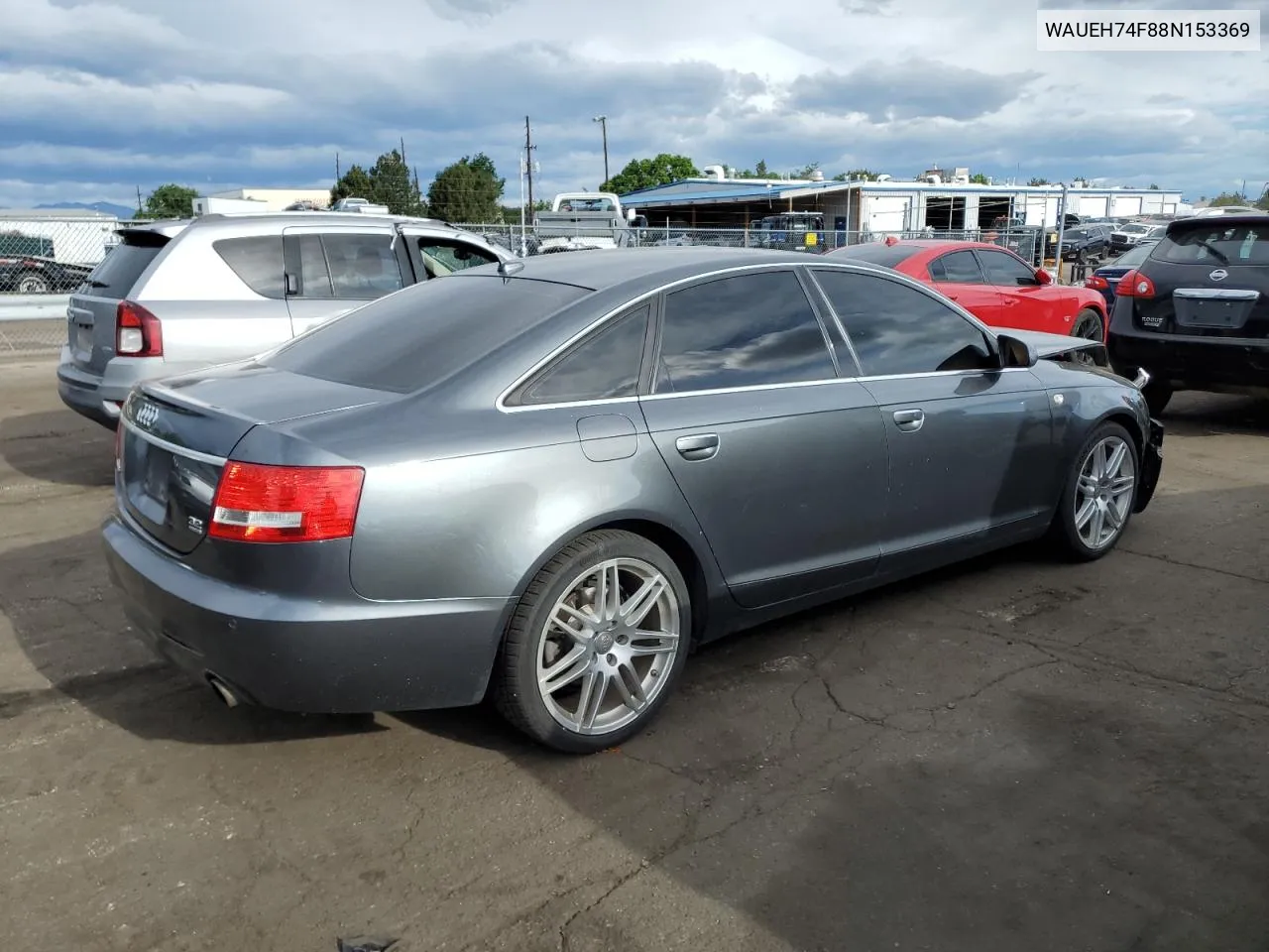 2008 Audi A6 S-Line 3.2 Quattro VIN: WAUEH74F88N153369 Lot: 57728074