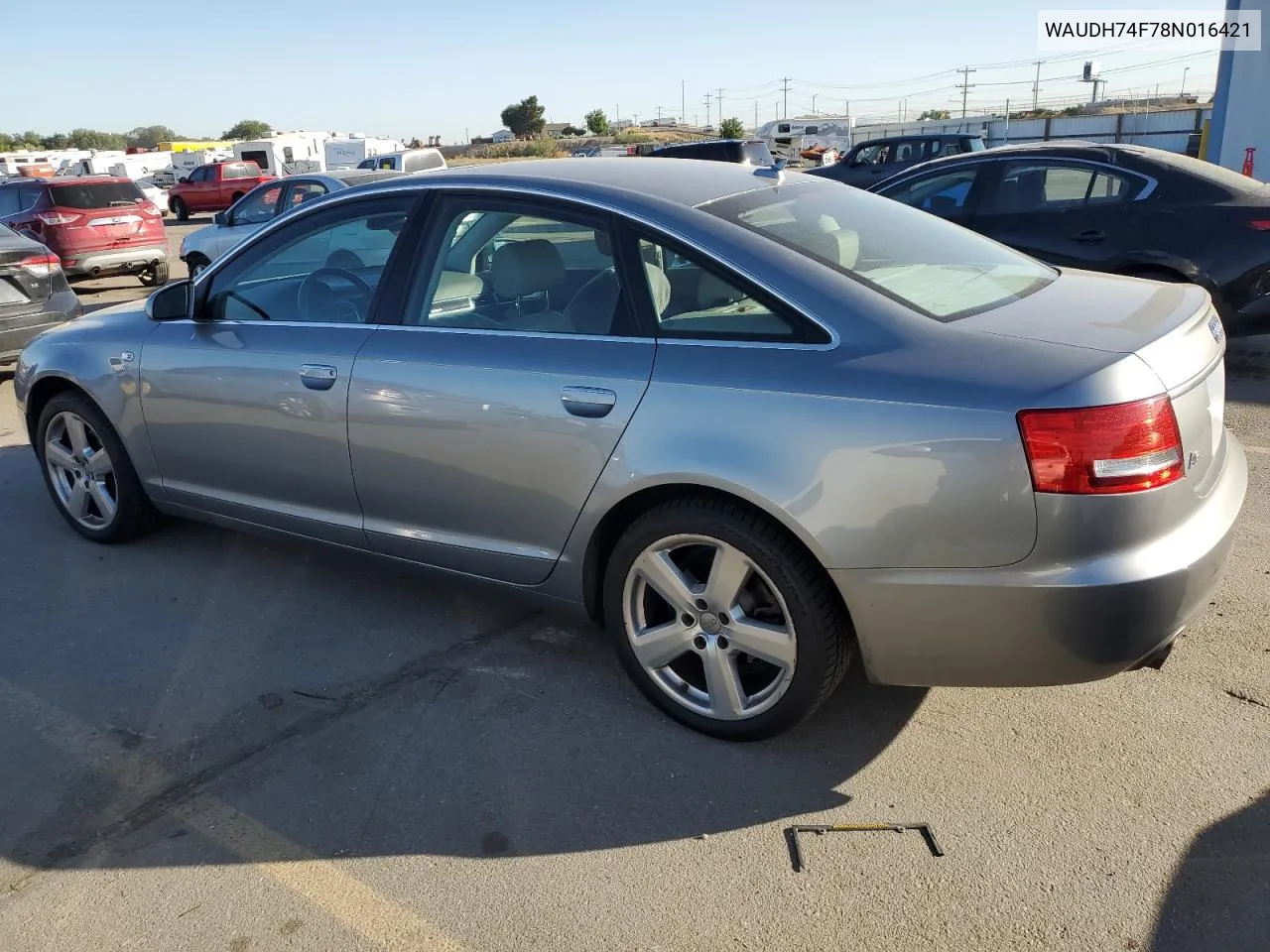 2008 Audi A6 3.2 Quattro VIN: WAUDH74F78N016421 Lot: 67722254