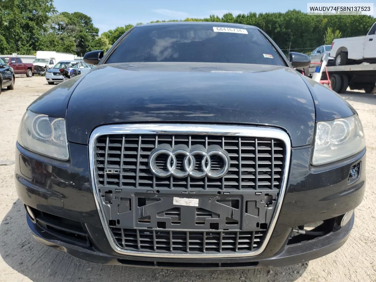 2008 Audi A6 4.2 Quattro VIN: WAUDV74F58N137523 Lot: 68416734