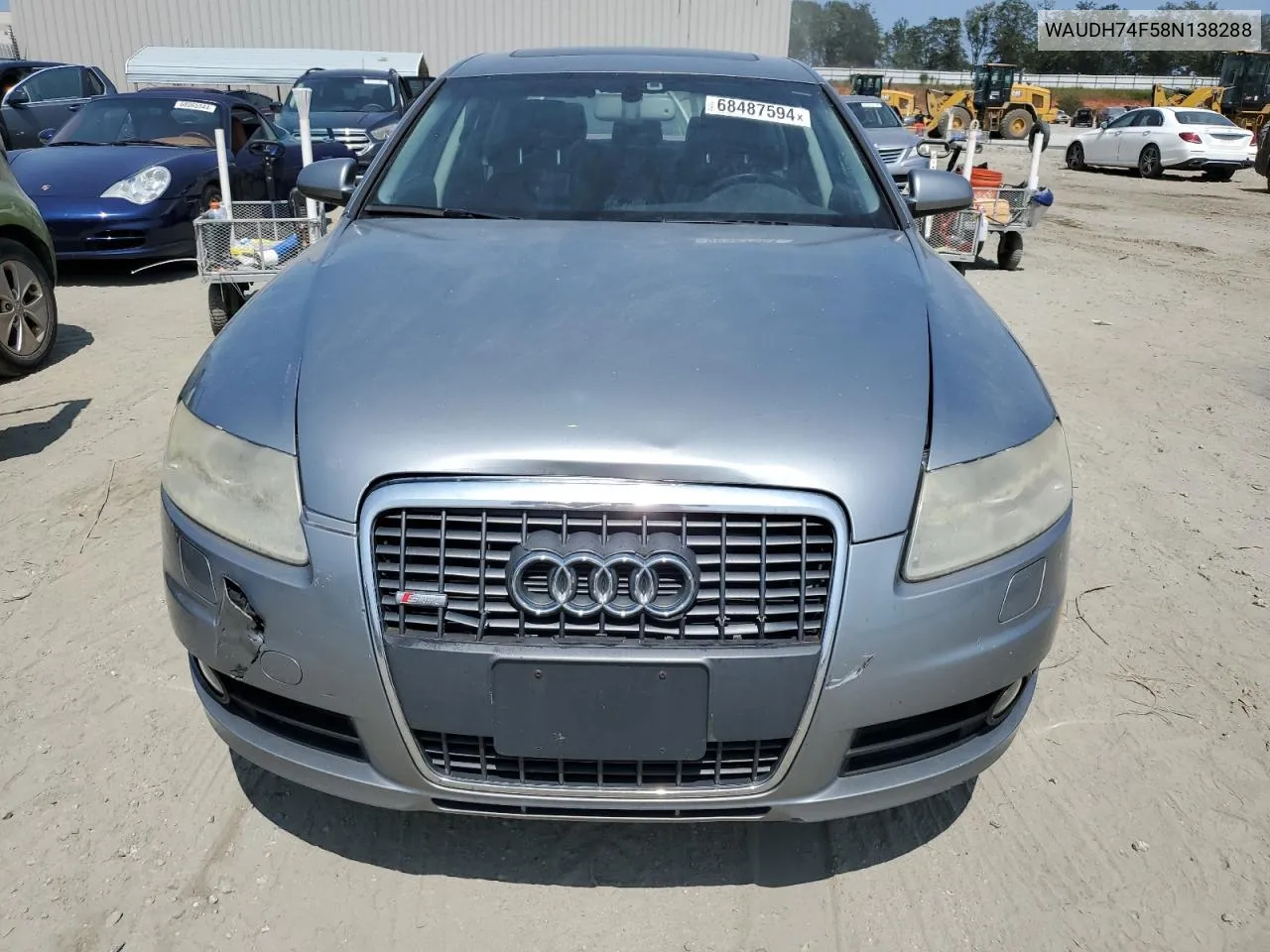 2008 Audi A6 3.2 Quattro VIN: WAUDH74F58N138288 Lot: 68487594