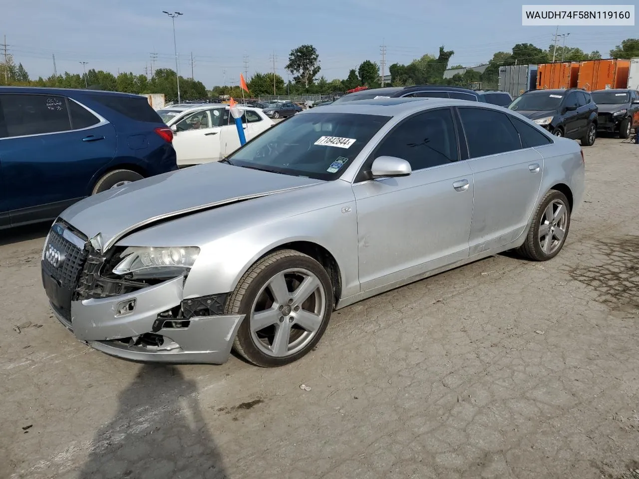 WAUDH74F58N119160 2008 Audi A6 3.2 Quattro