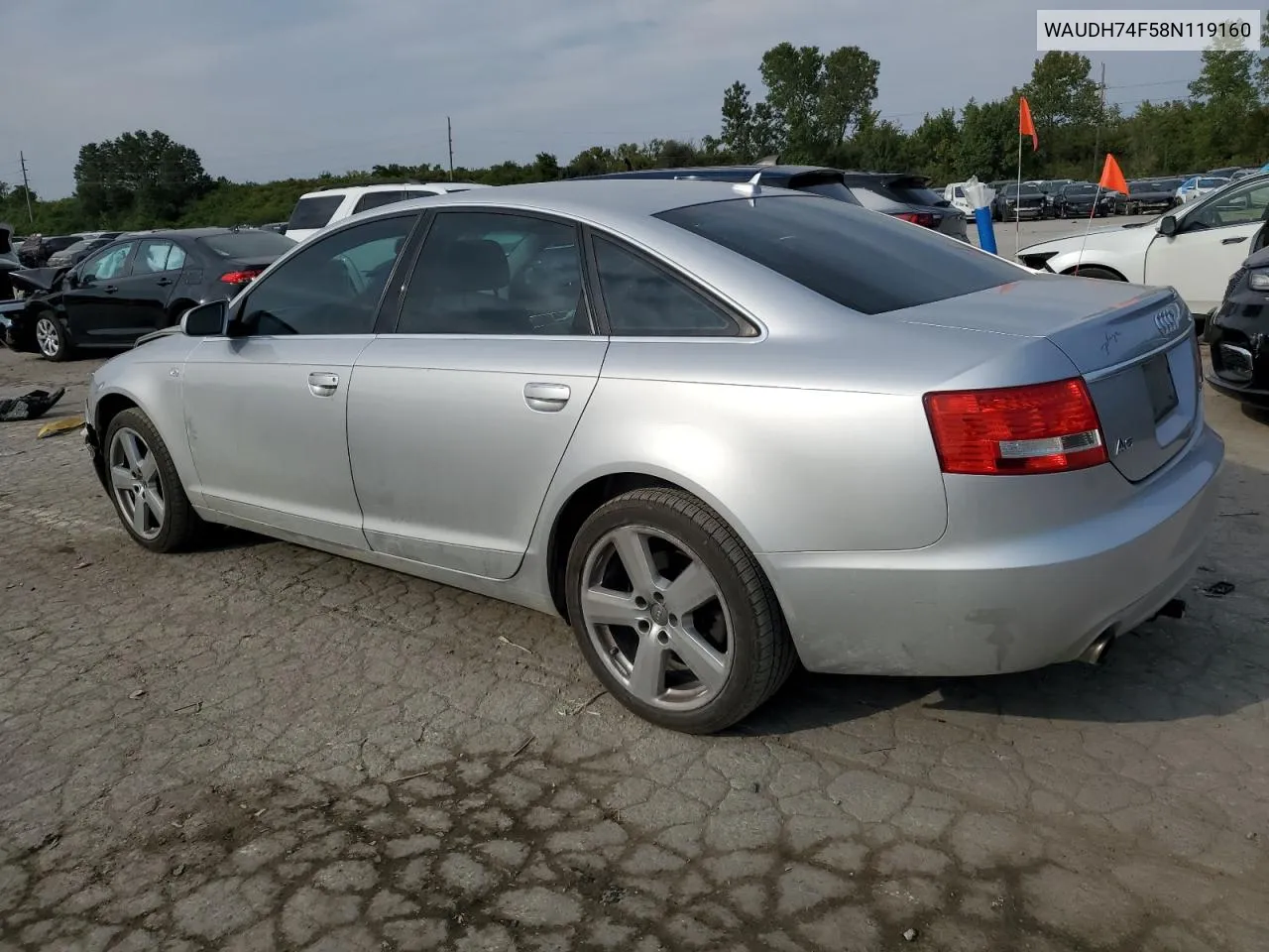 WAUDH74F58N119160 2008 Audi A6 3.2 Quattro