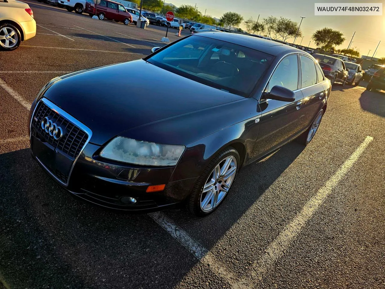 WAUDV74F48N032472 2008 Audi A6 4.2 Quattro