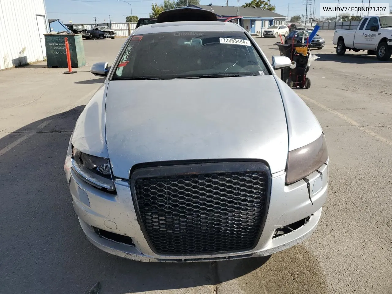 2008 Audi A6 4.2 Quattro VIN: WAUDV74F08N021307 Lot: 73353494