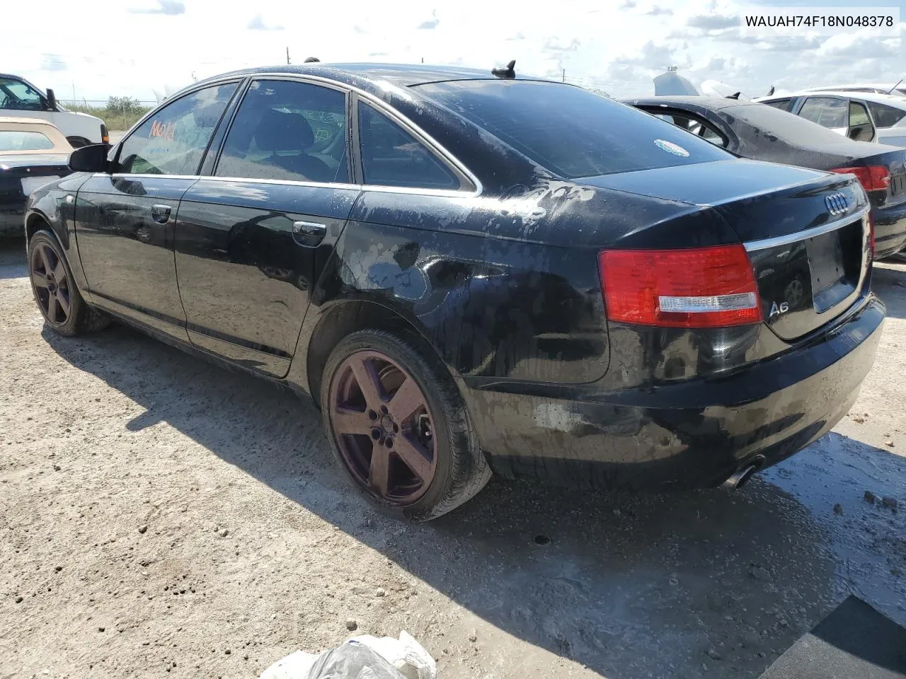 2008 Audi A6 3.2 VIN: WAUAH74F18N048378 Lot: 73824564