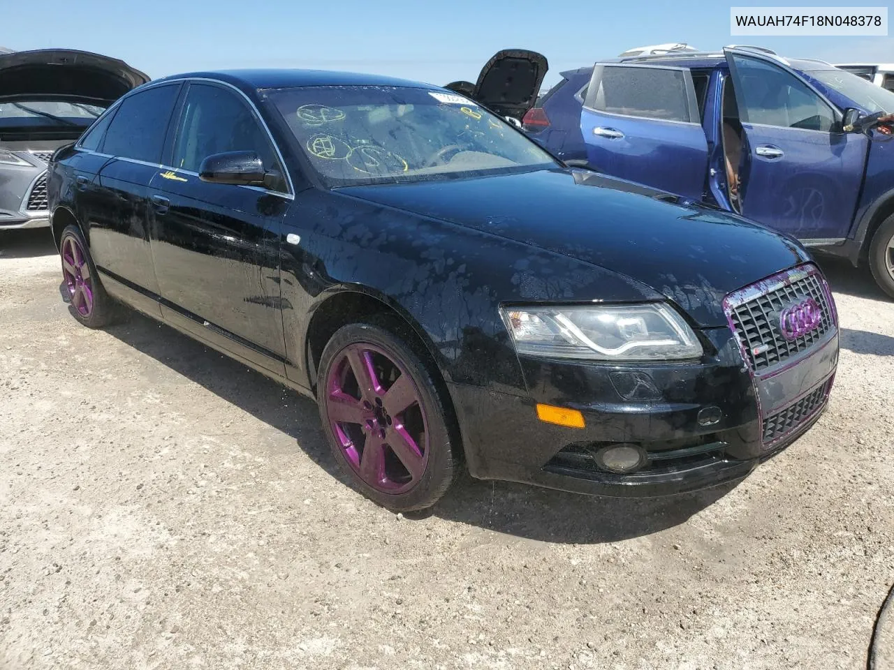 2008 Audi A6 3.2 VIN: WAUAH74F18N048378 Lot: 73824564