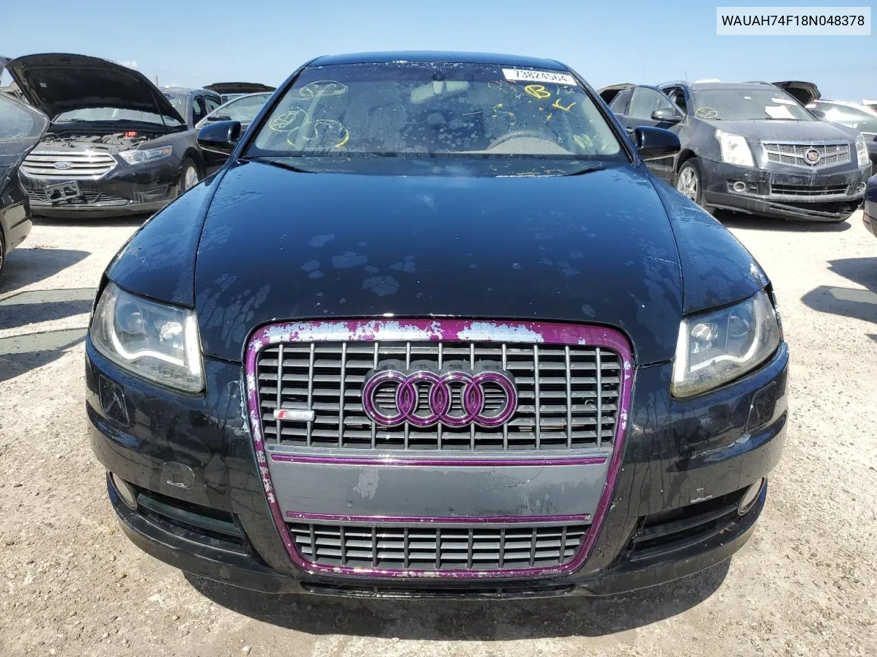 2008 Audi A6 3.2 VIN: WAUAH74F18N048378 Lot: 73824564