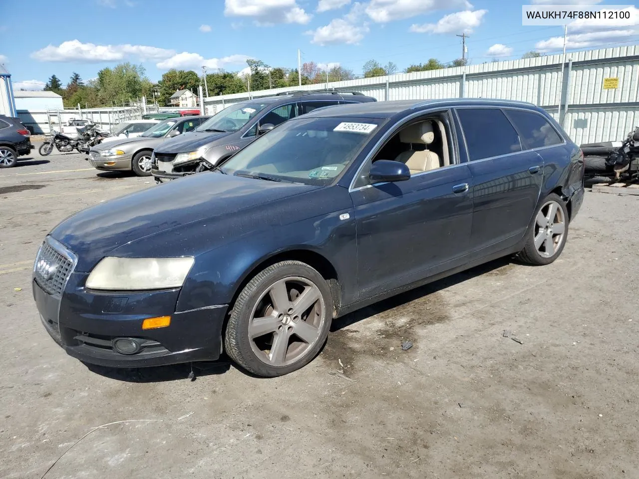 2008 Audi A6 Avant Quattro VIN: WAUKH74F88N112100 Lot: 74953734