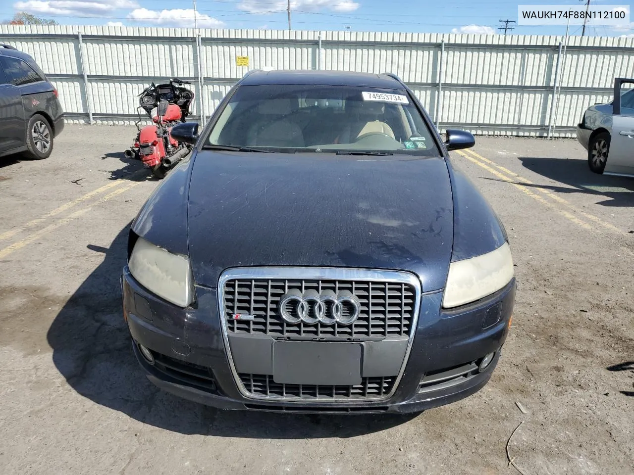 2008 Audi A6 Avant Quattro VIN: WAUKH74F88N112100 Lot: 74953734