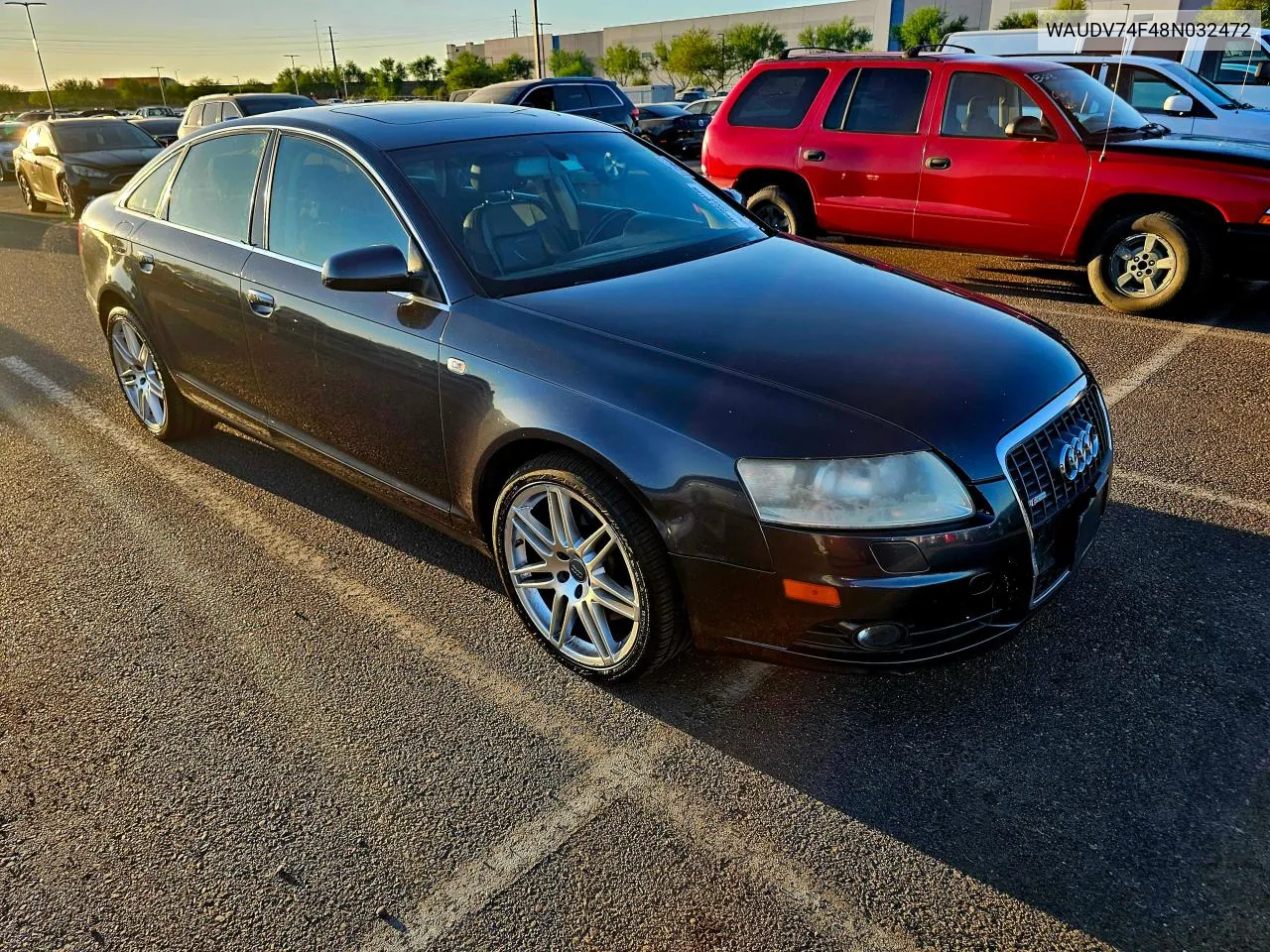 2008 Audi A6 4.2 Quattro VIN: WAUDV74F48N032472 Lot: 78555824