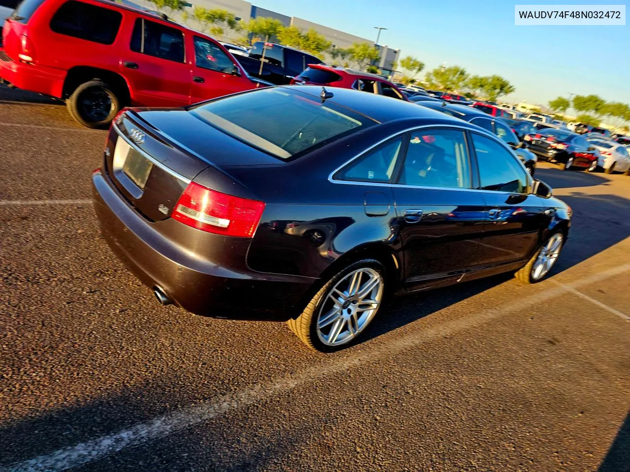 2008 Audi A6 4.2 Quattro VIN: WAUDV74F48N032472 Lot: 78555824