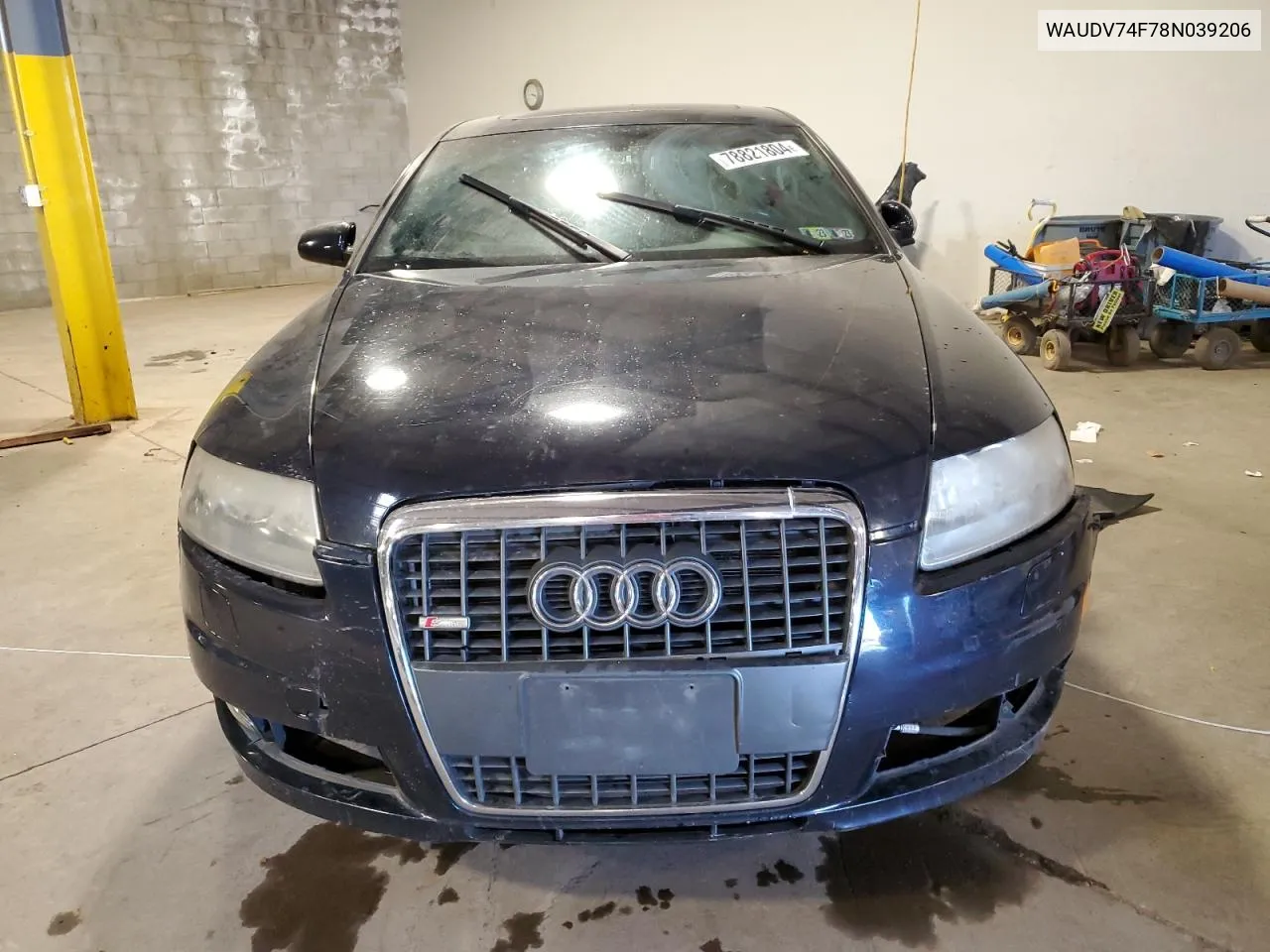 2008 Audi A6 4.2 Quattro VIN: WAUDV74F78N039206 Lot: 78821804