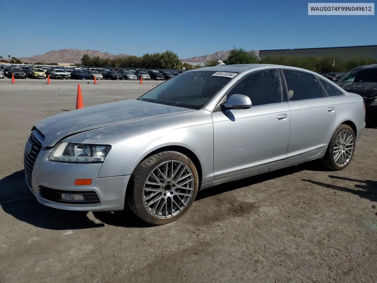 2009 Audi A6 Premium Plus VIN: WAUSG74F99N049612 Lot: 69123354