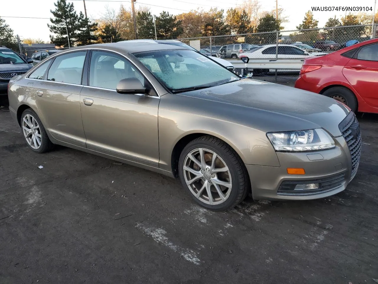 2009 Audi A6 Premium Plus VIN: WAUSG74F69N039104 Lot: 78904694