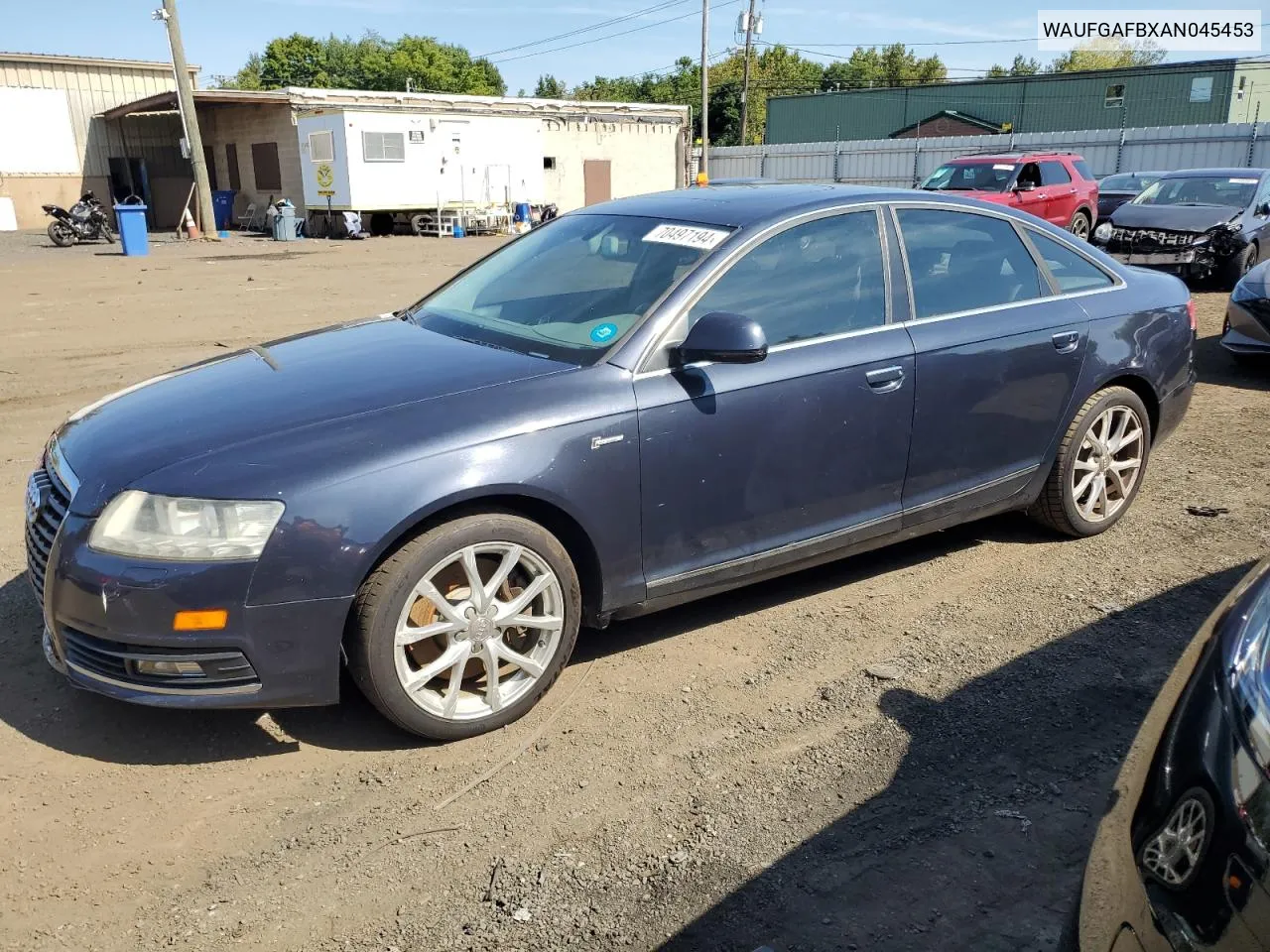 2010 Audi A6 Premium Plus VIN: WAUFGAFBXAN045453 Lot: 70497194