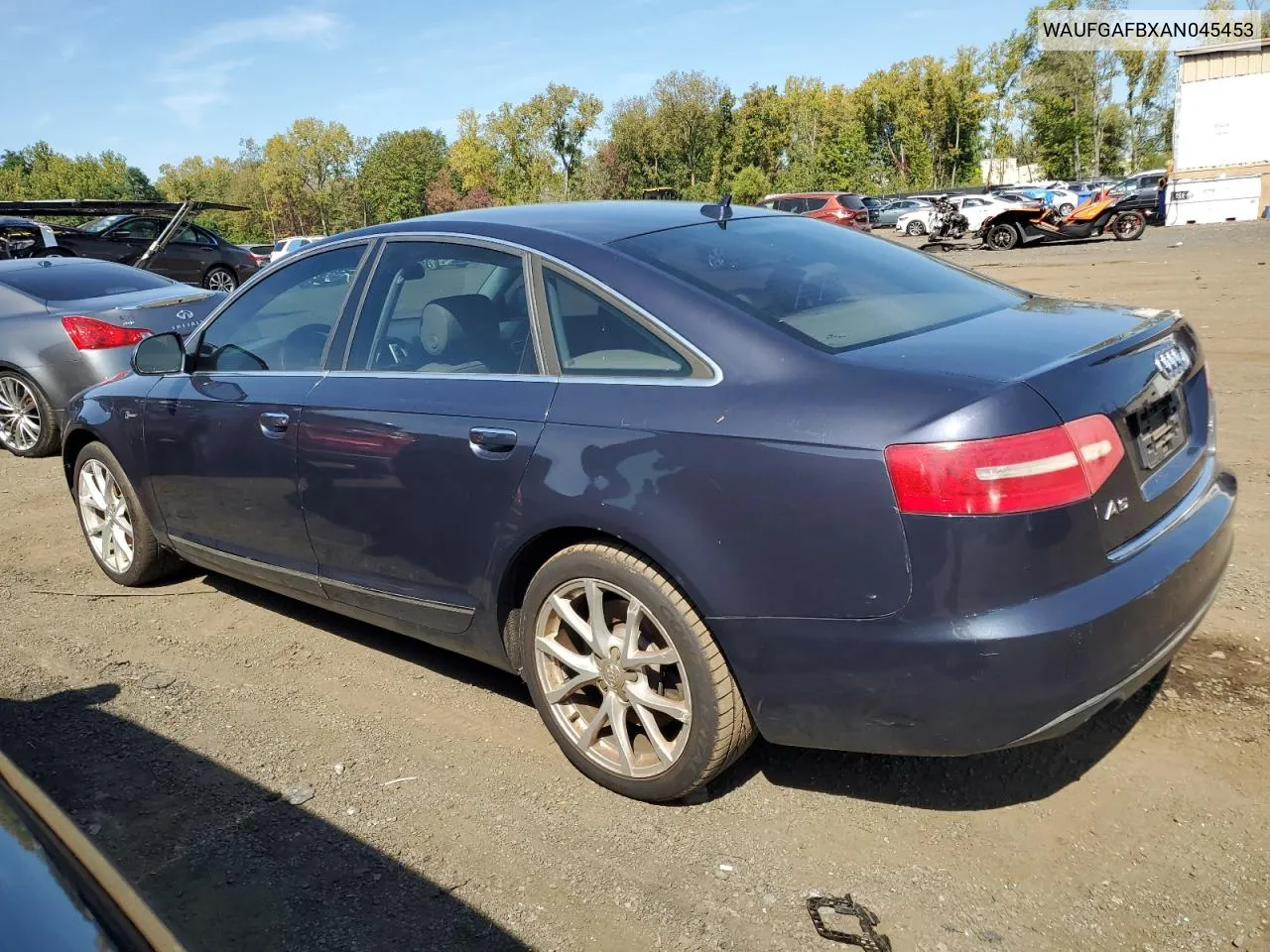 2010 Audi A6 Premium Plus VIN: WAUFGAFBXAN045453 Lot: 70497194