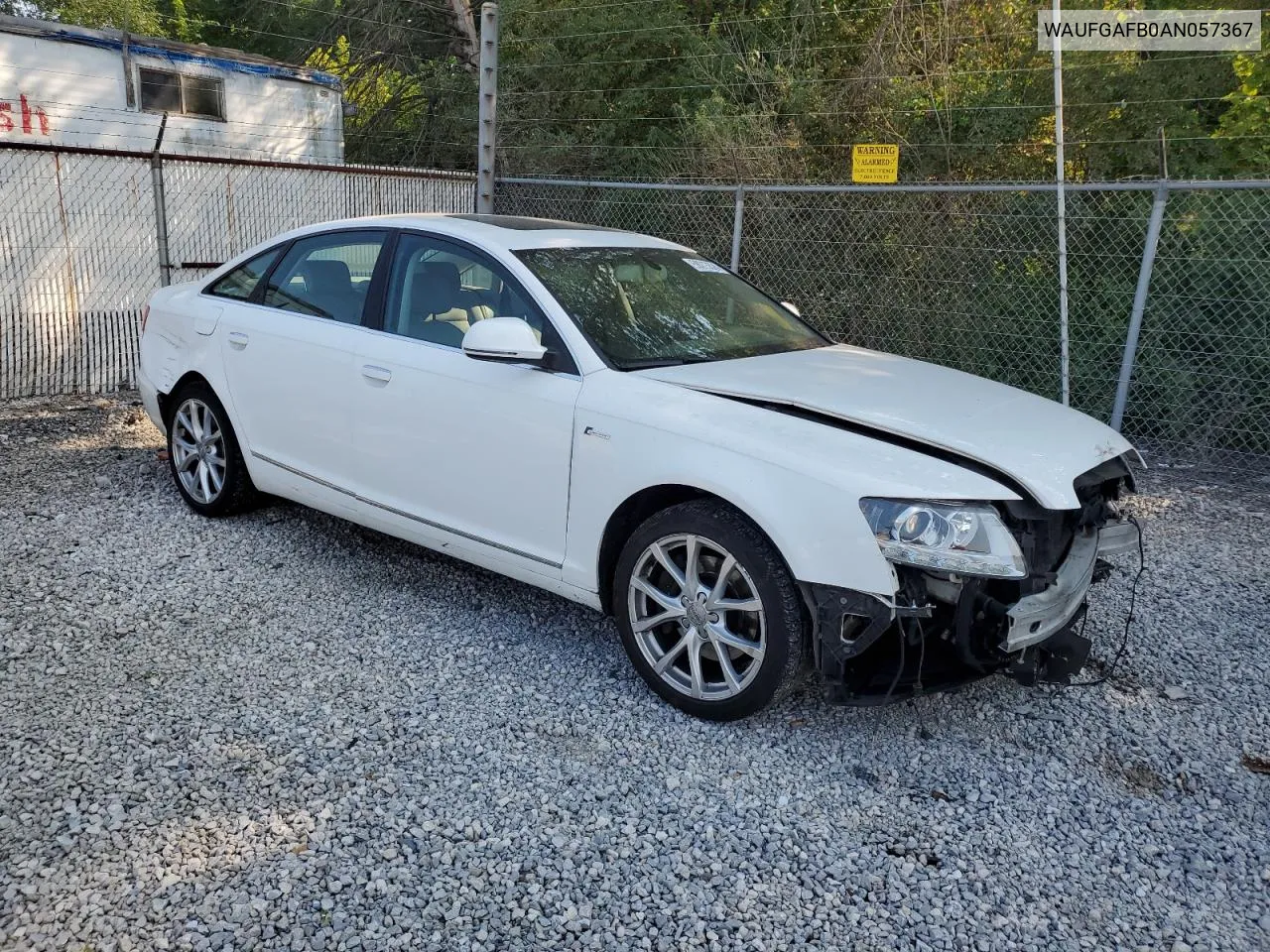 2010 Audi A6 Premium Plus VIN: WAUFGAFB0AN057367 Lot: 70748234