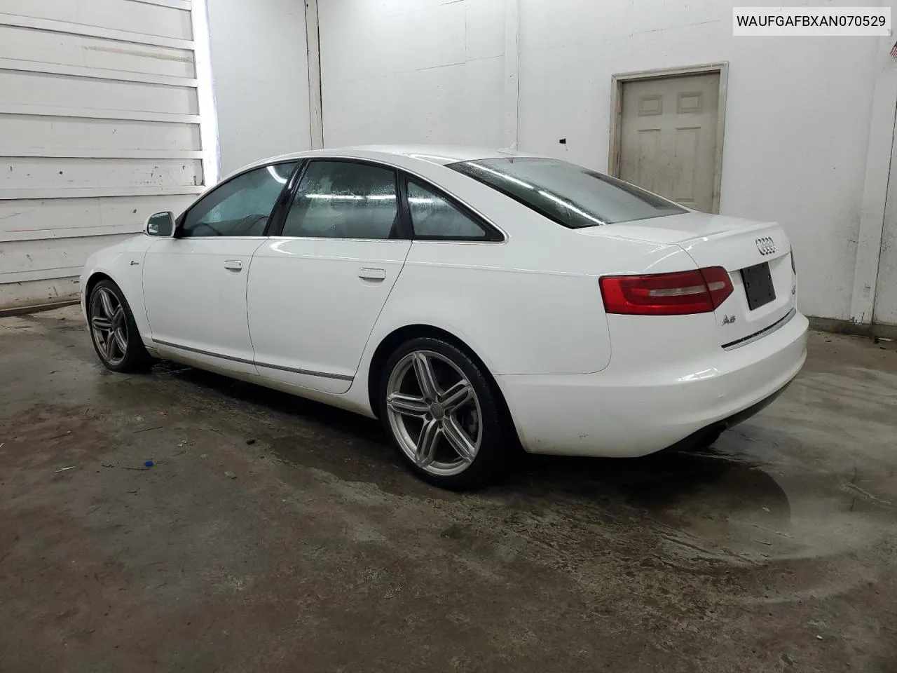 2010 Audi A6 Premium Plus VIN: WAUFGAFBXAN070529 Lot: 70995444