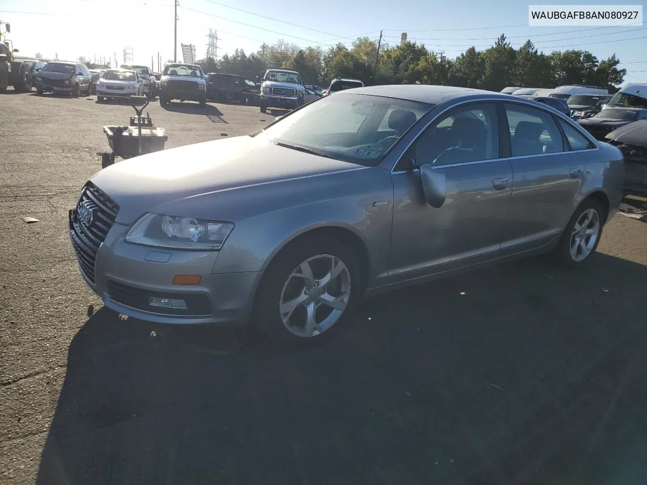 2010 Audi A6 Premium VIN: WAUBGAFB8AN080927 Lot: 71472774