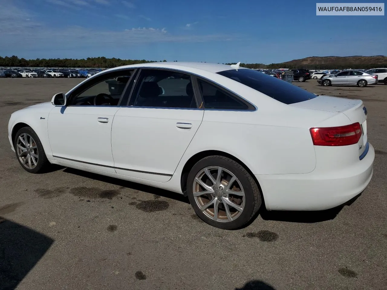 2010 Audi A6 Premium Plus VIN: WAUFGAFB8AN059416 Lot: 73925864