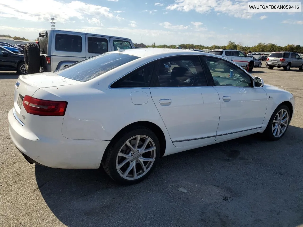 2010 Audi A6 Premium Plus VIN: WAUFGAFB8AN059416 Lot: 73925864