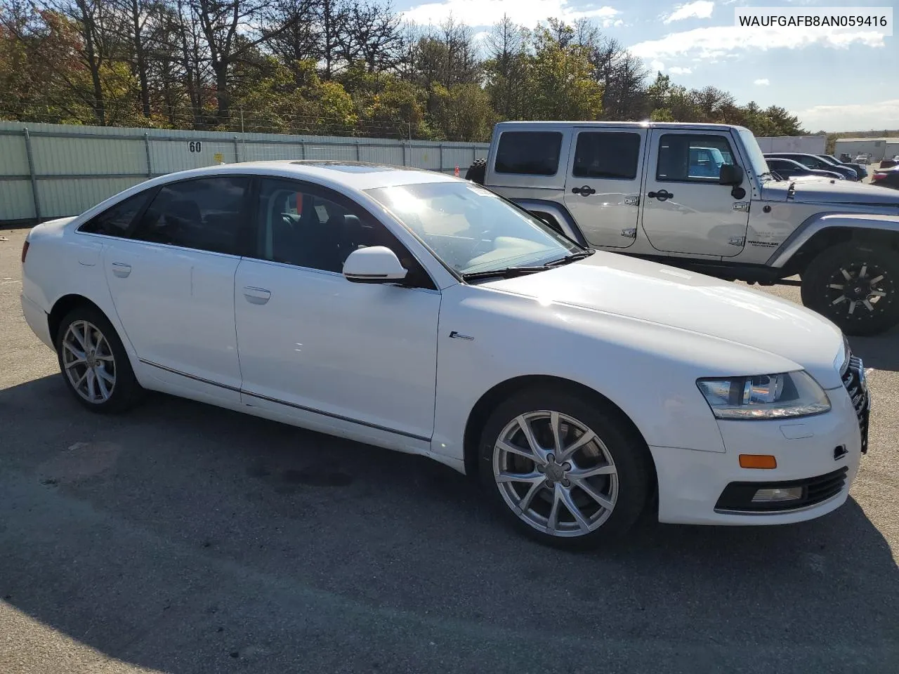 2010 Audi A6 Premium Plus VIN: WAUFGAFB8AN059416 Lot: 73925864