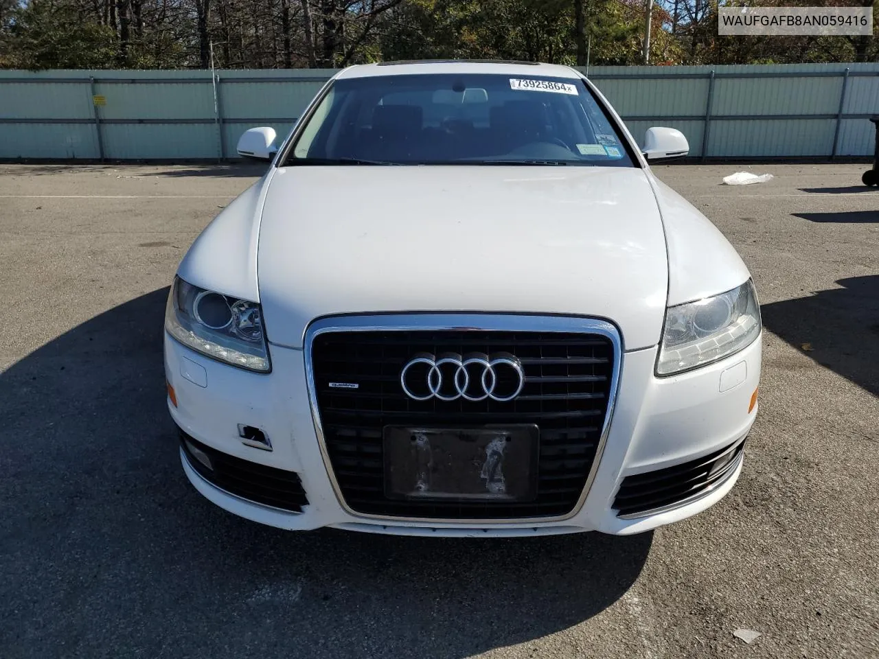 2010 Audi A6 Premium Plus VIN: WAUFGAFB8AN059416 Lot: 73925864