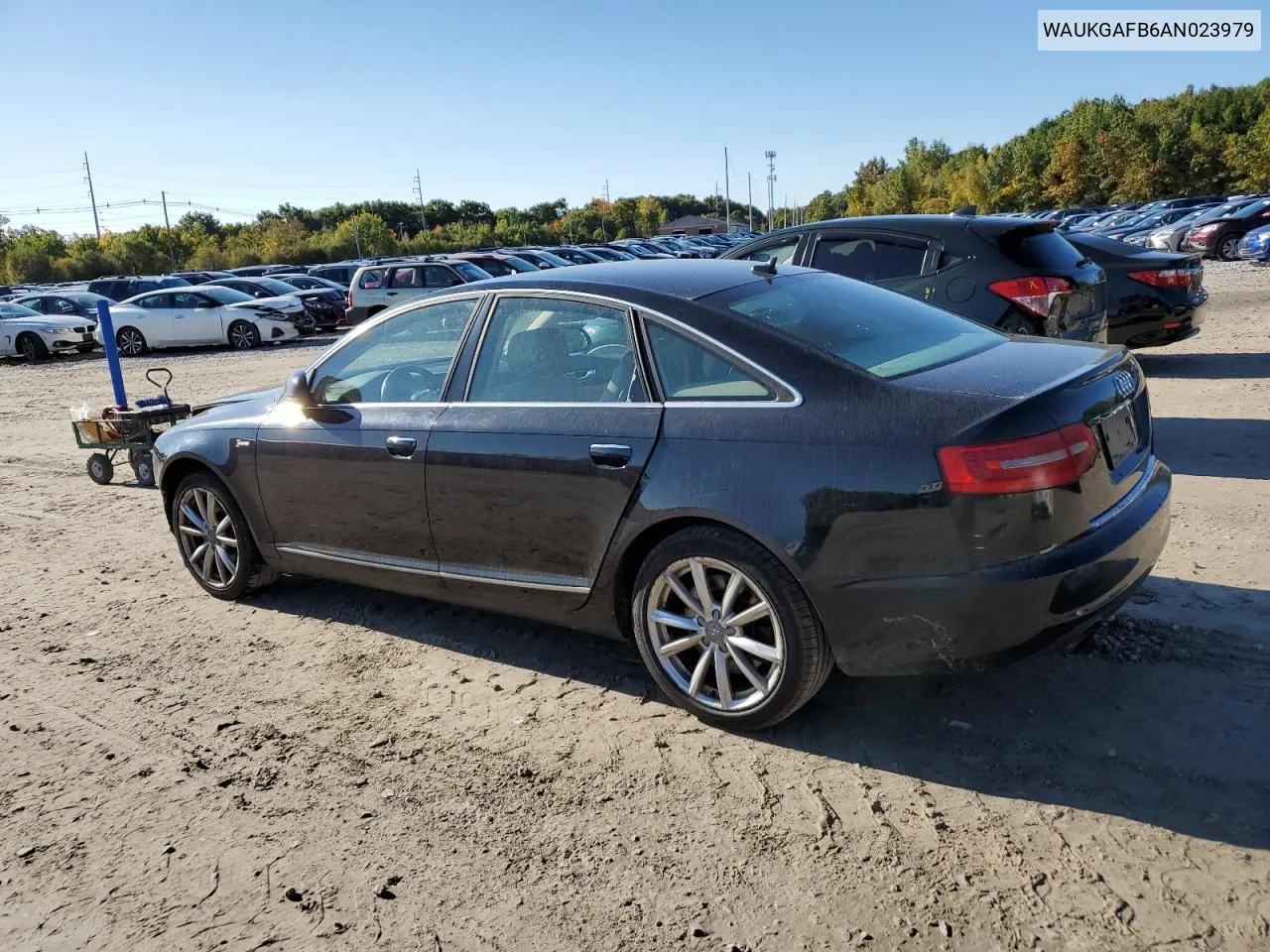 2010 Audi A6 Prestige VIN: WAUKGAFB6AN023979 Lot: 75206004