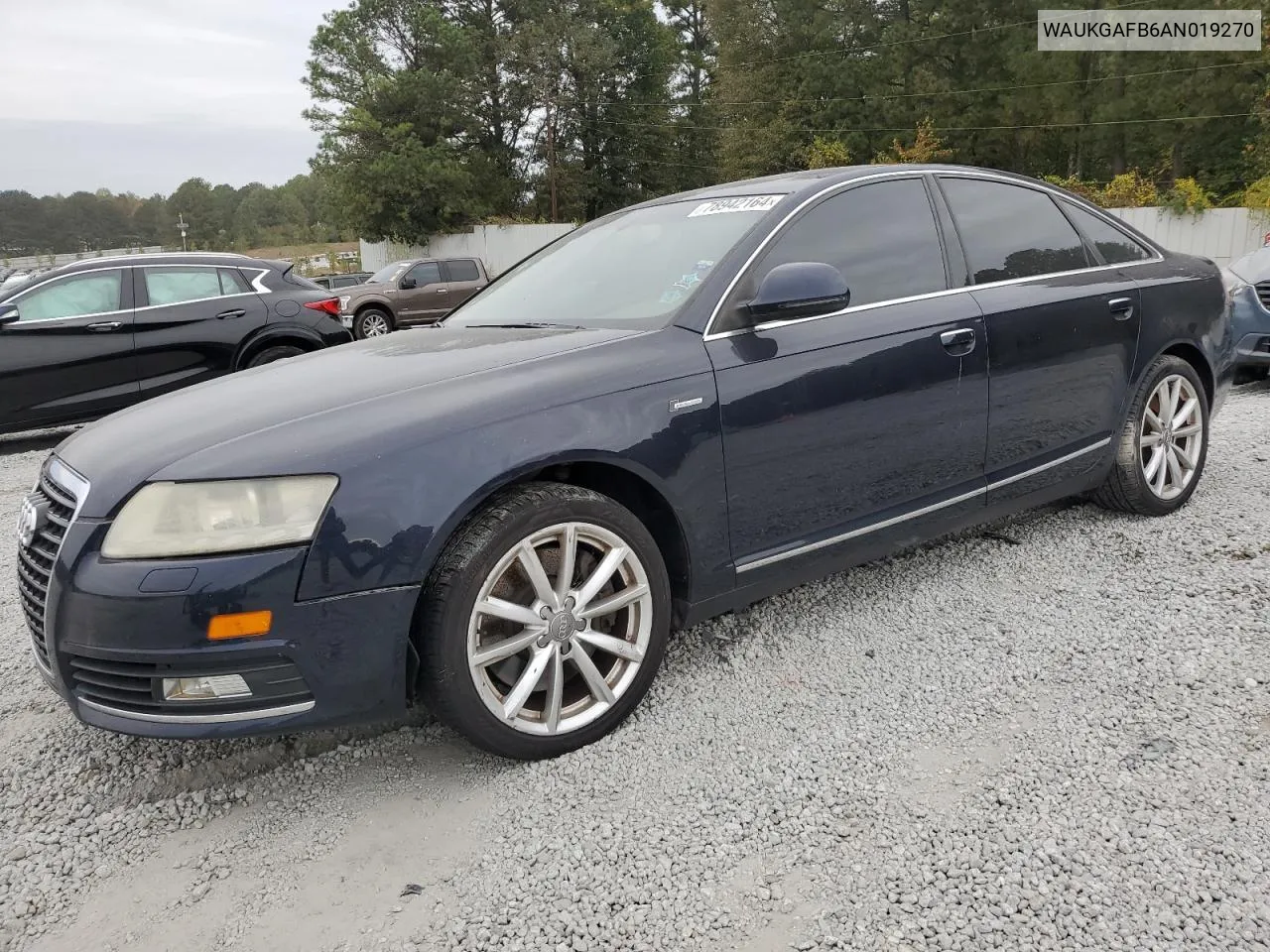 2010 Audi A6 Prestige VIN: WAUKGAFB6AN019270 Lot: 78942164