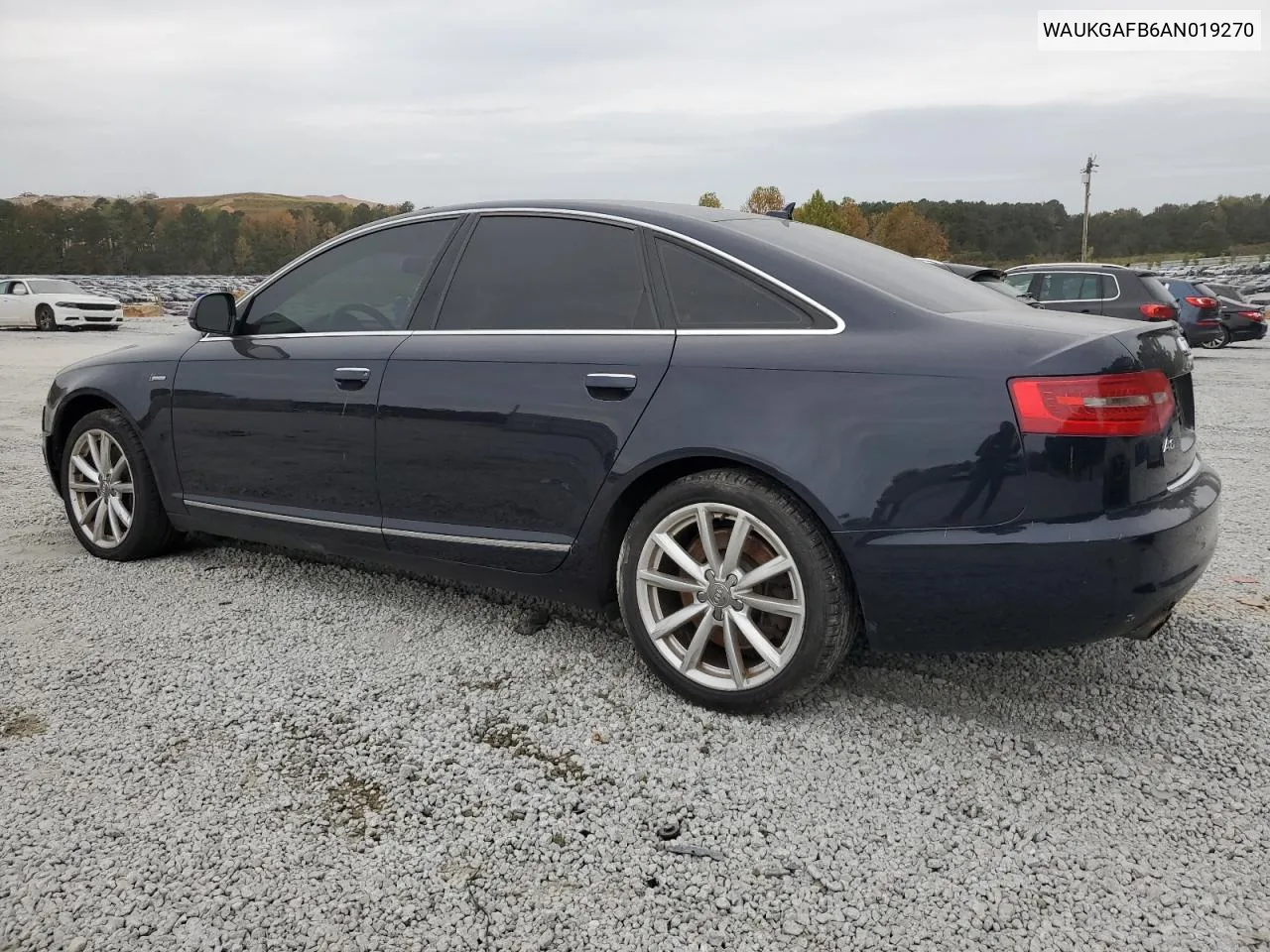 2010 Audi A6 Prestige VIN: WAUKGAFB6AN019270 Lot: 78942164